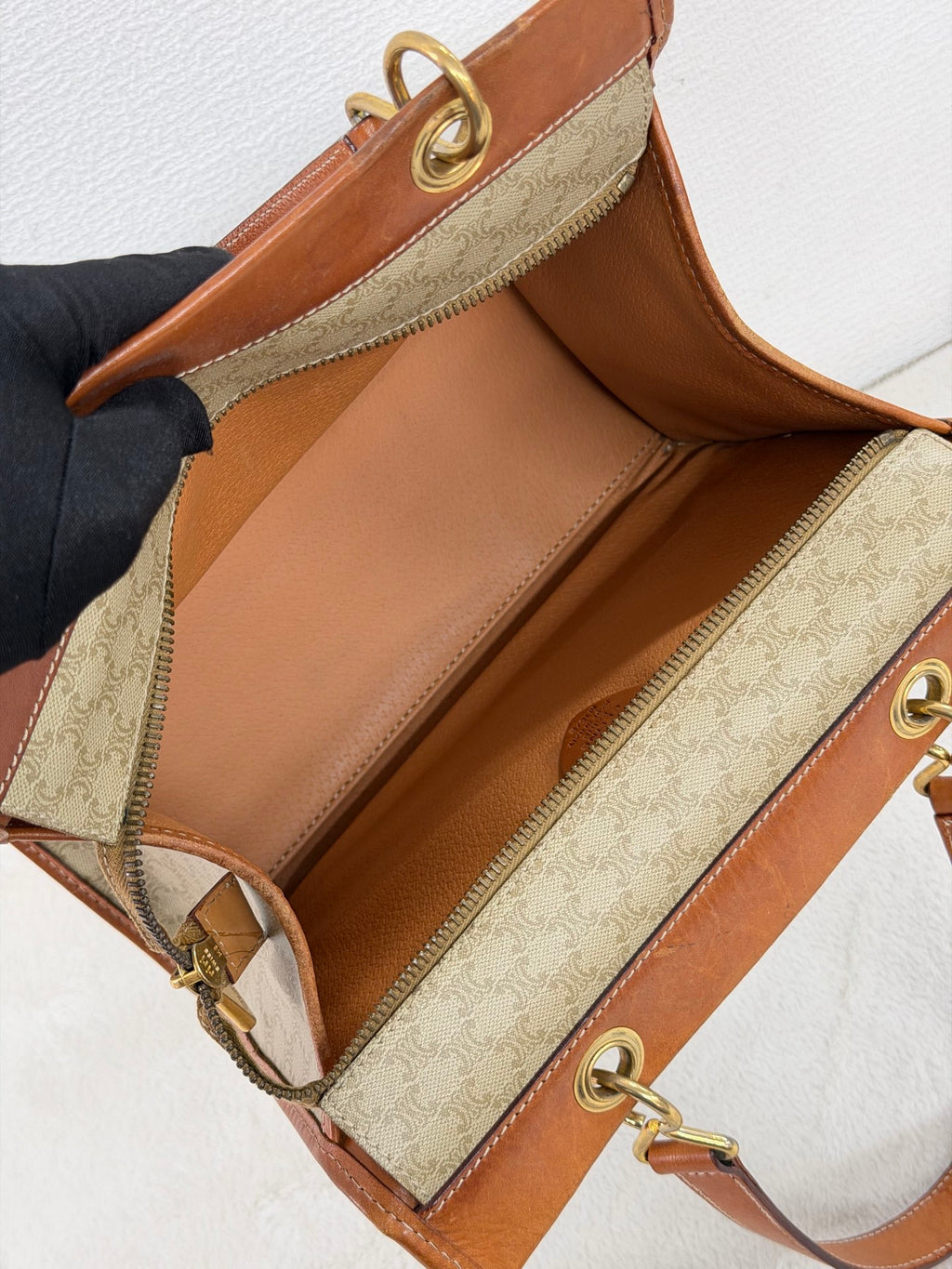 CELINE Macadam Square Tote Bag