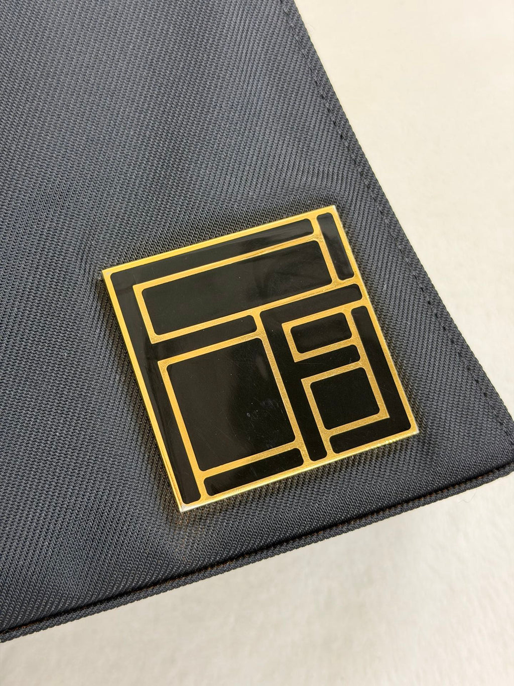 FENDI Nylon Frame Shoulder Bag