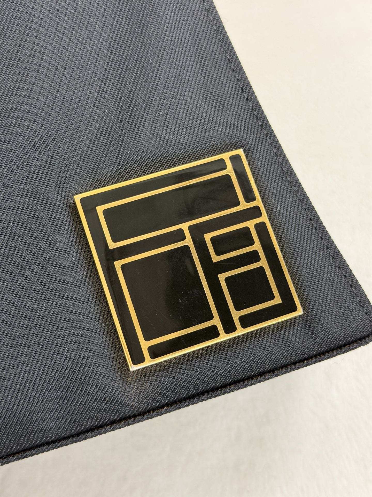 FENDI Nylon Frame Shoulder Bag