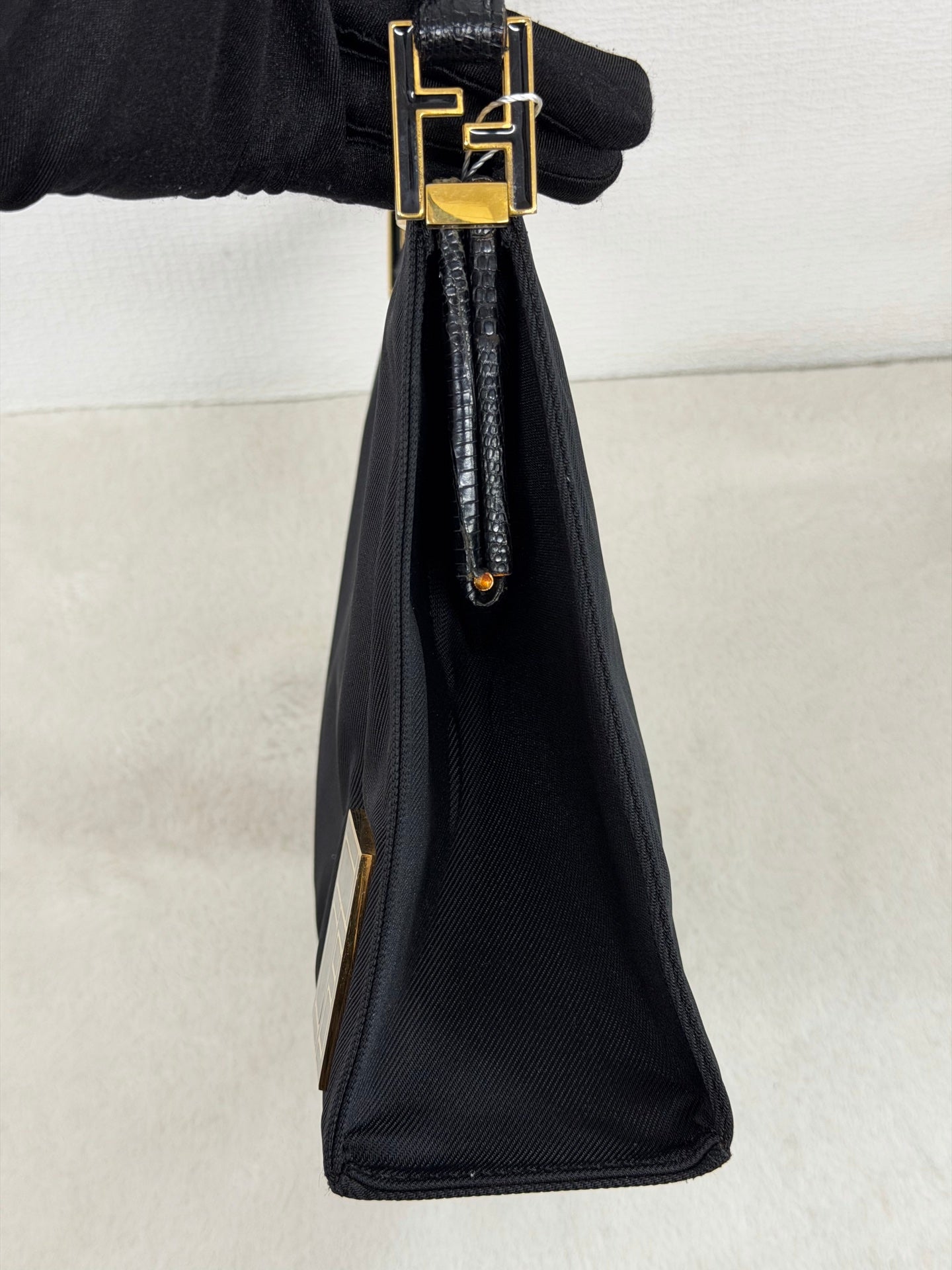 FENDI Nylon Frame Shoulder Bag