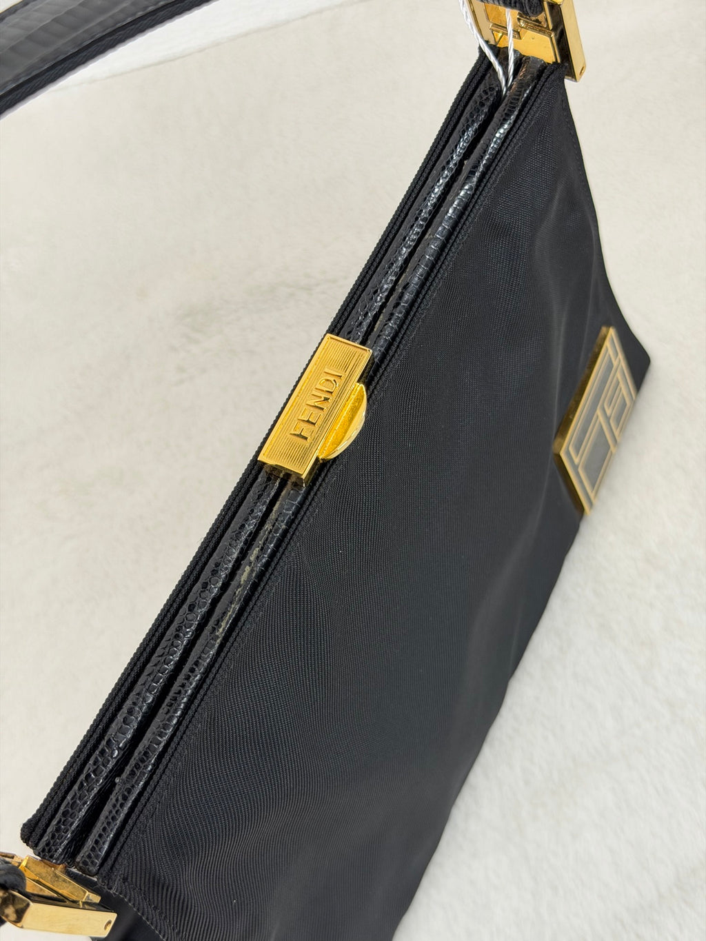 FENDI Nylon Frame Shoulder Bag