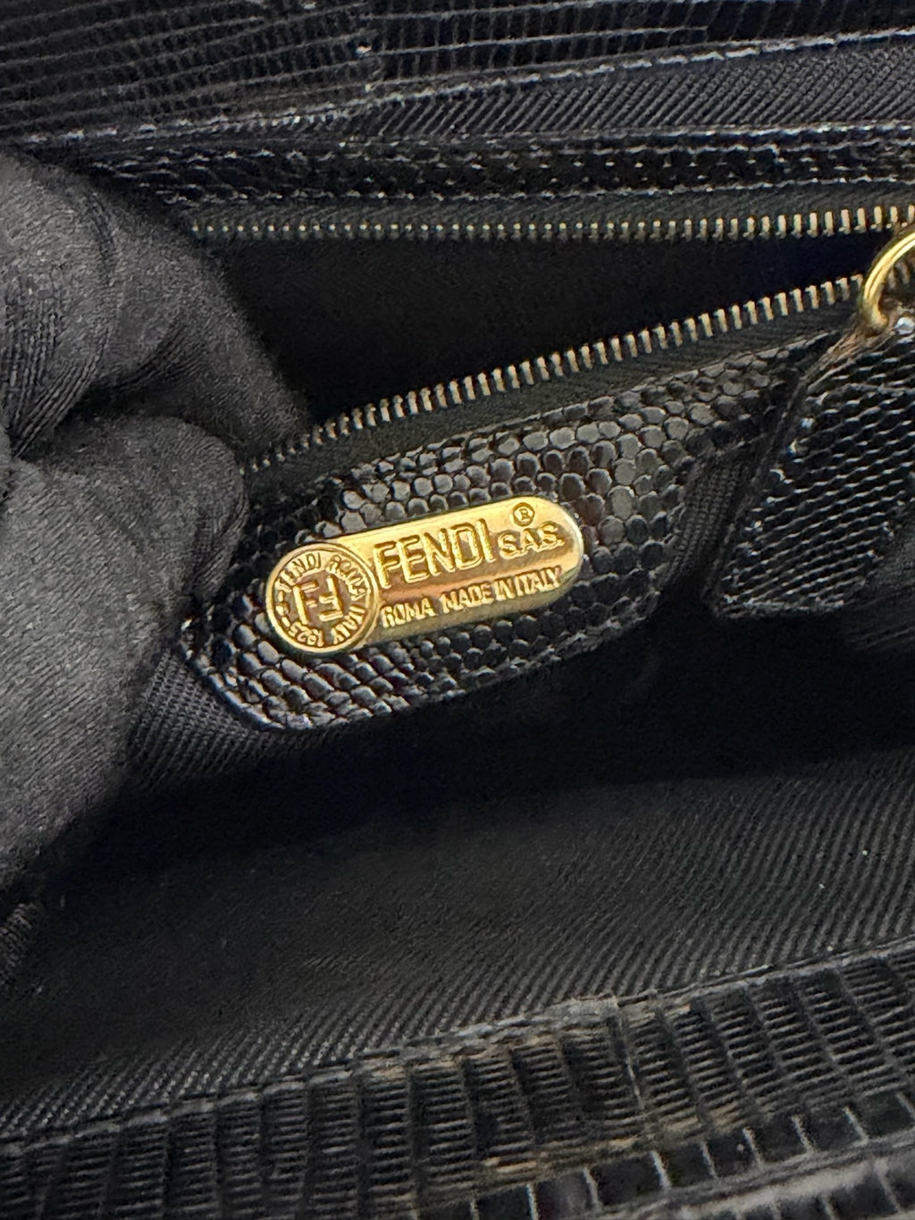 FENDI Nylon Frame Shoulder Bag