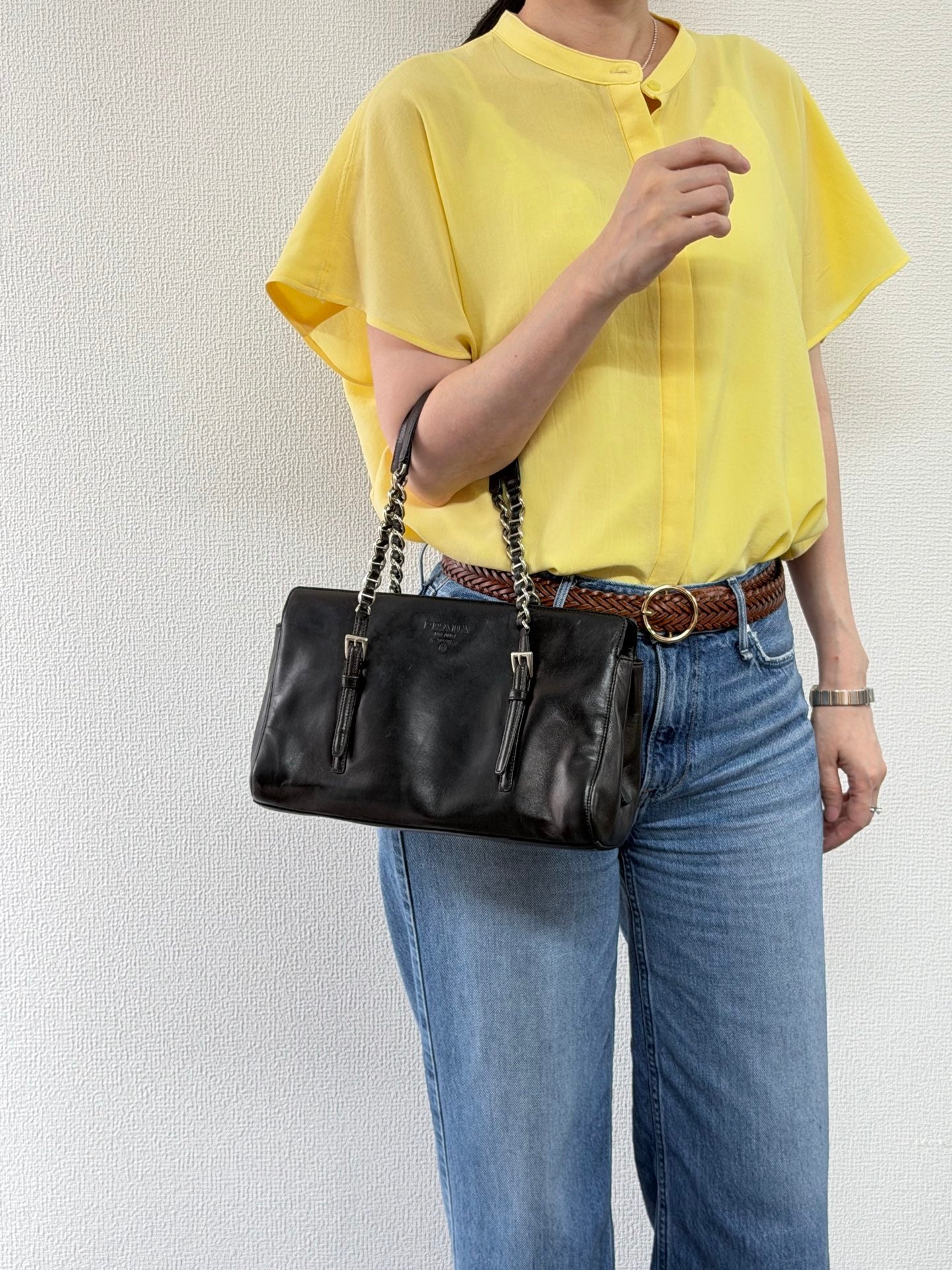 PRADA Leather Chain Bag