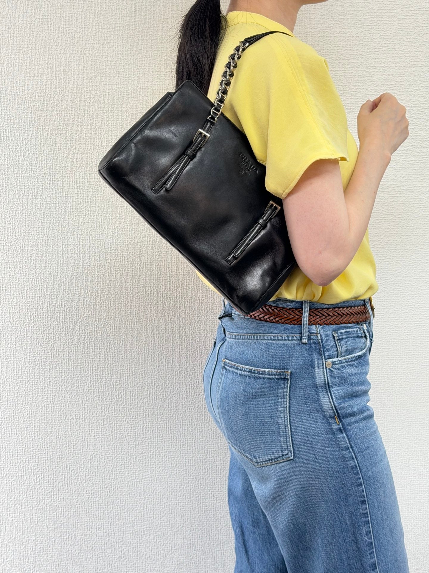 PRADA Leather Chain Bag