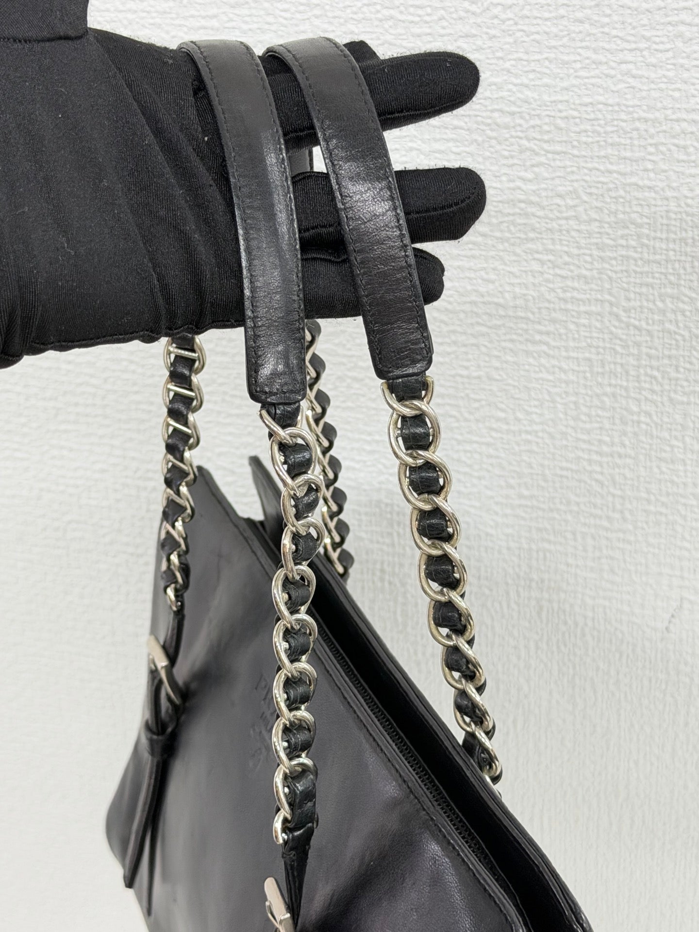 PRADA Leather Chain Bag