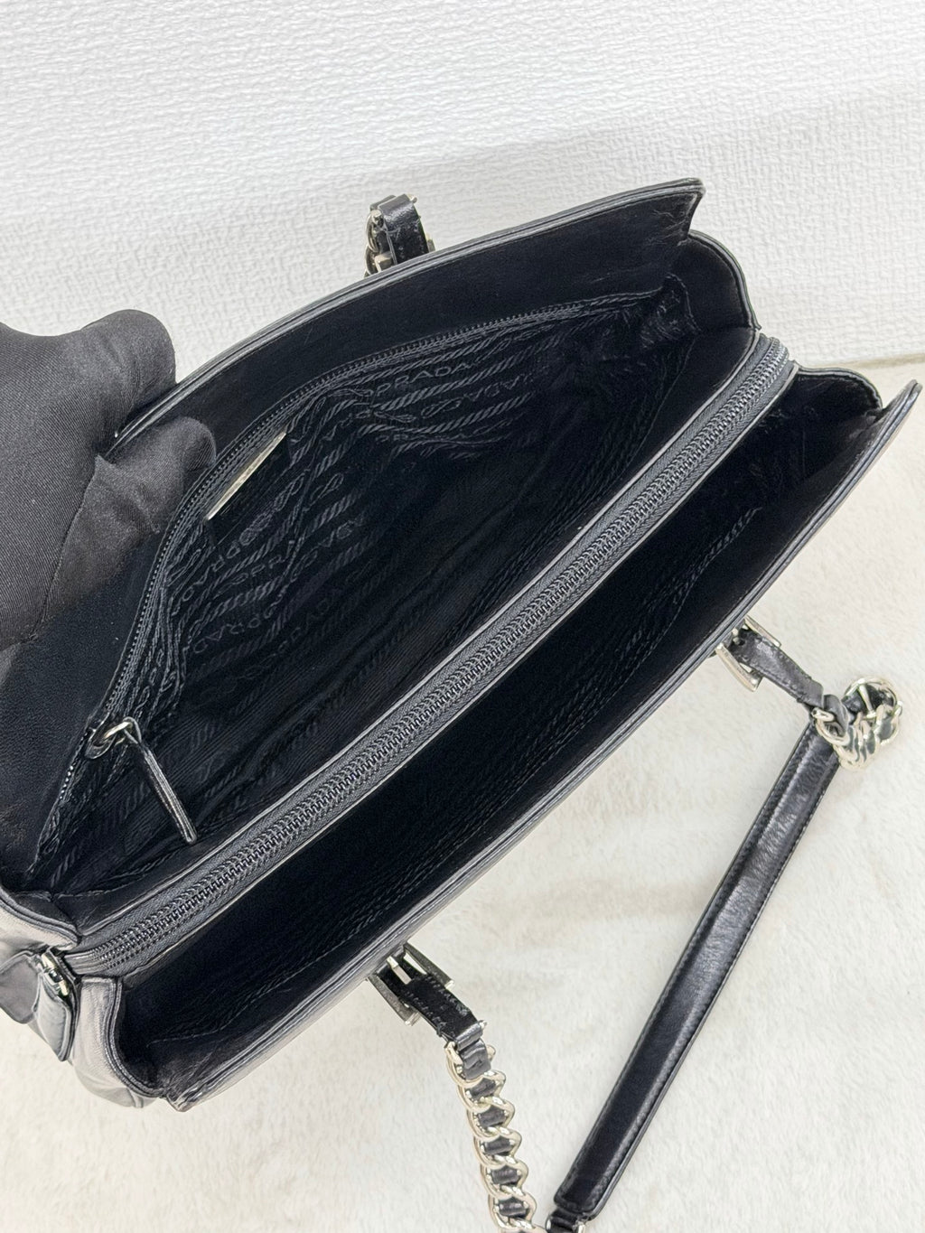 PRADA Leather Chain Bag