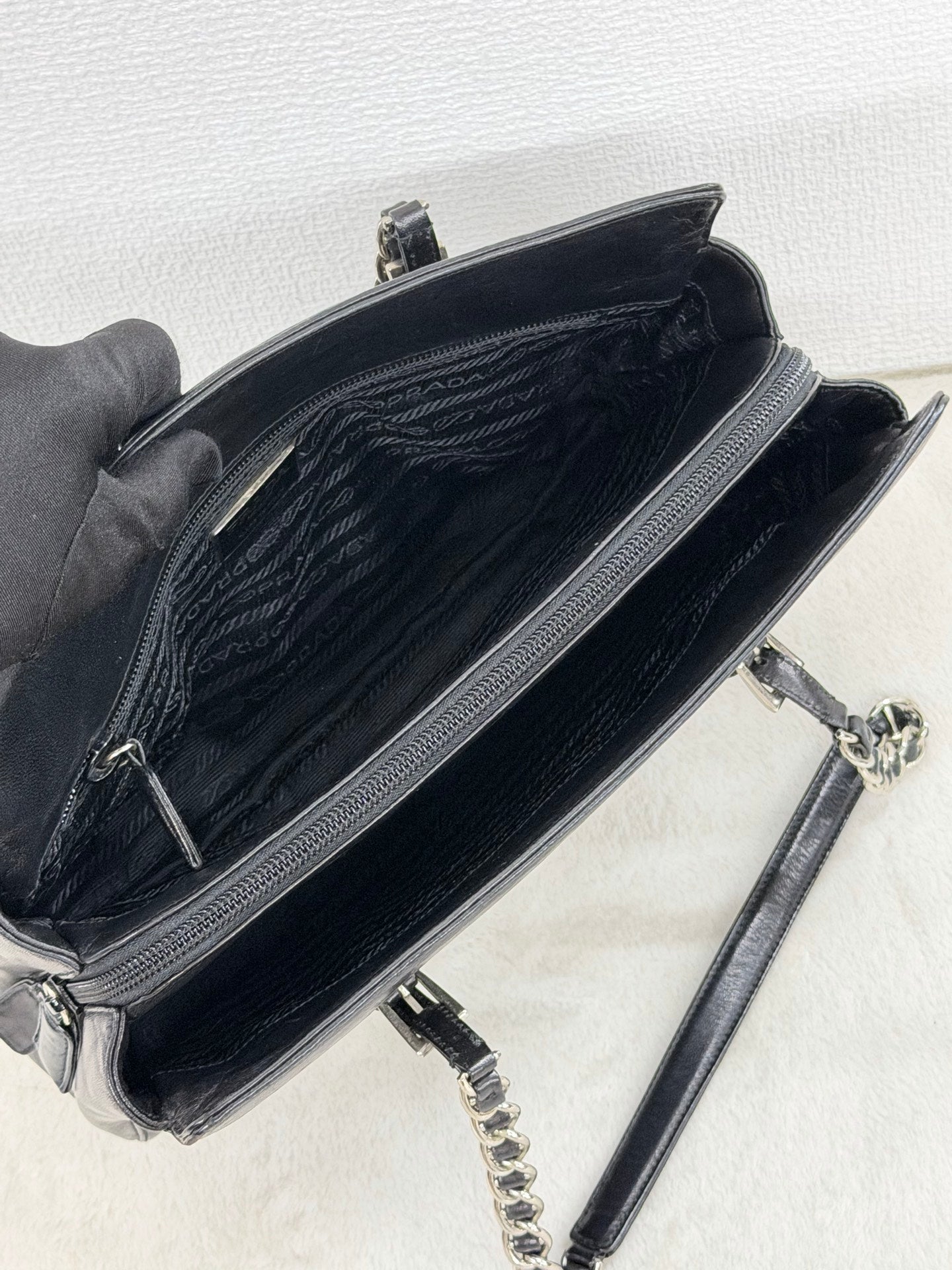 PRADA Leather Chain Bag