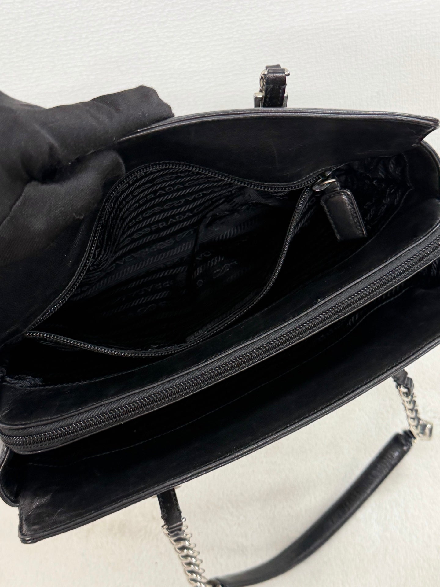 PRADA Leather Chain Bag