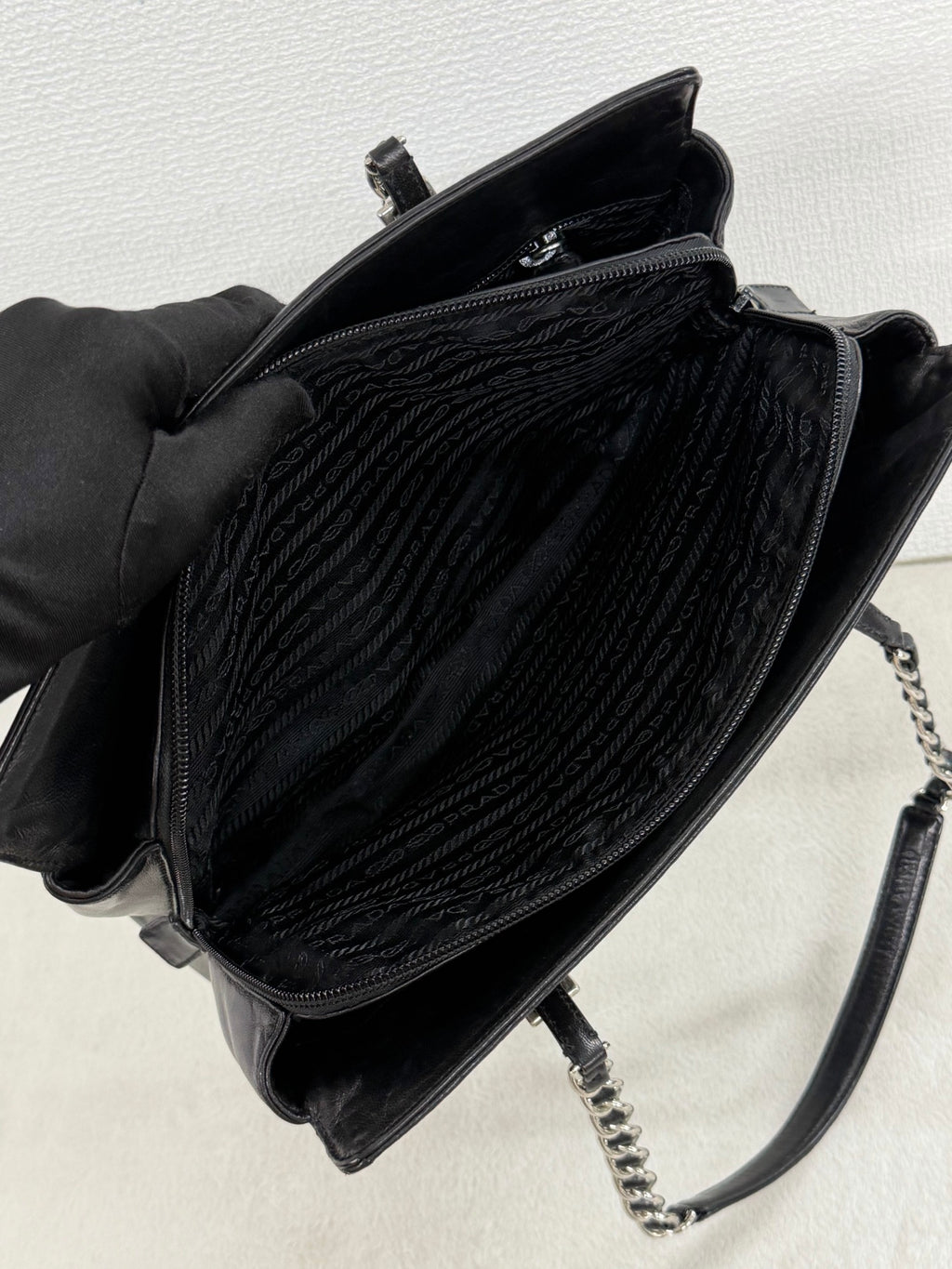 PRADA Leather Chain Bag