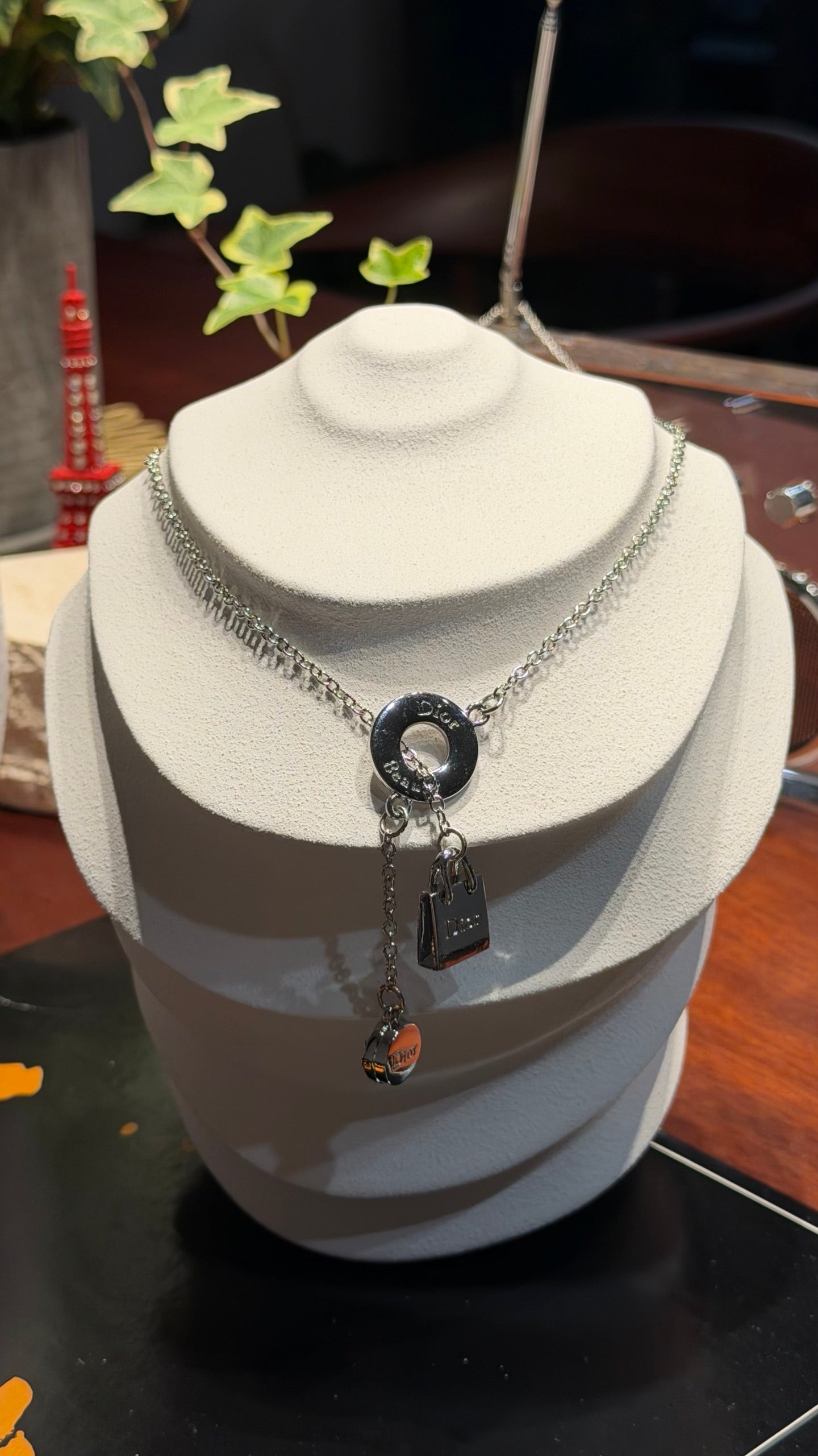 Christian Dior Beauty Charm Lariat Necklace