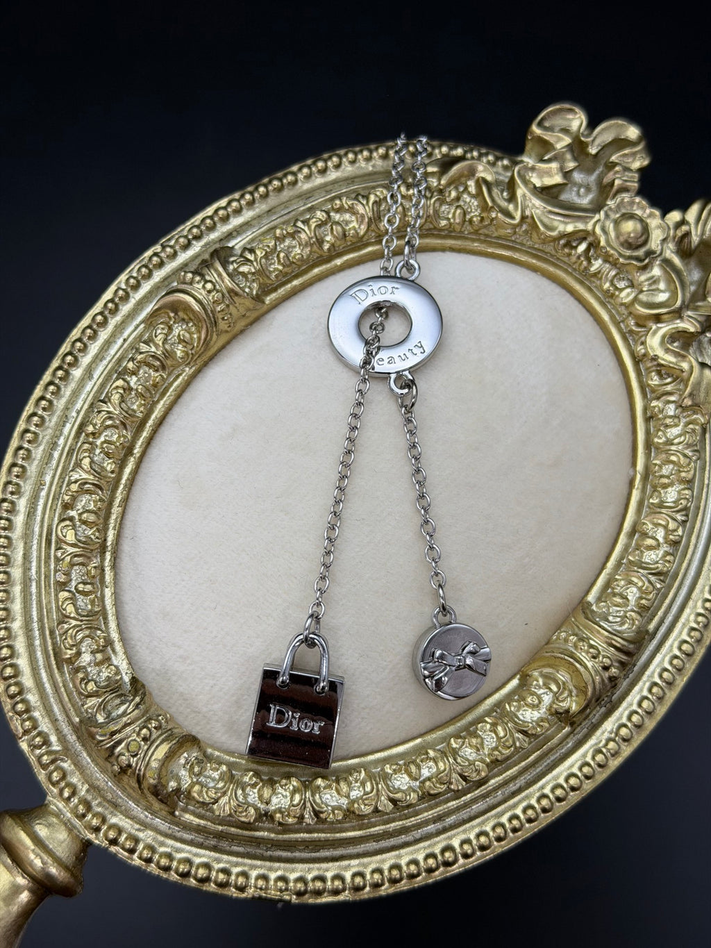 Christian Dior Beauty Charm Lariat Necklace