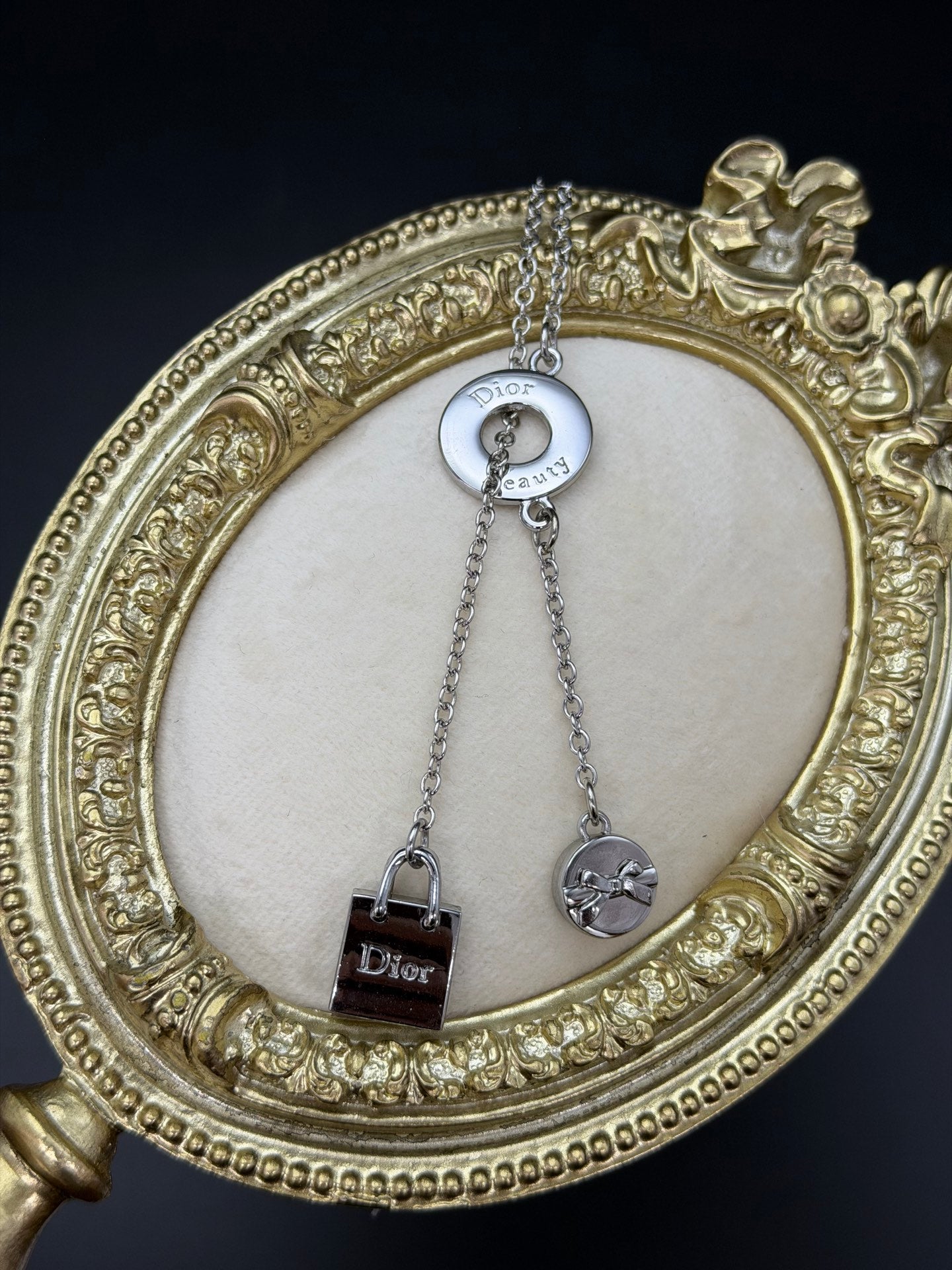 Christian Dior Beauty Charm Lariat Necklace