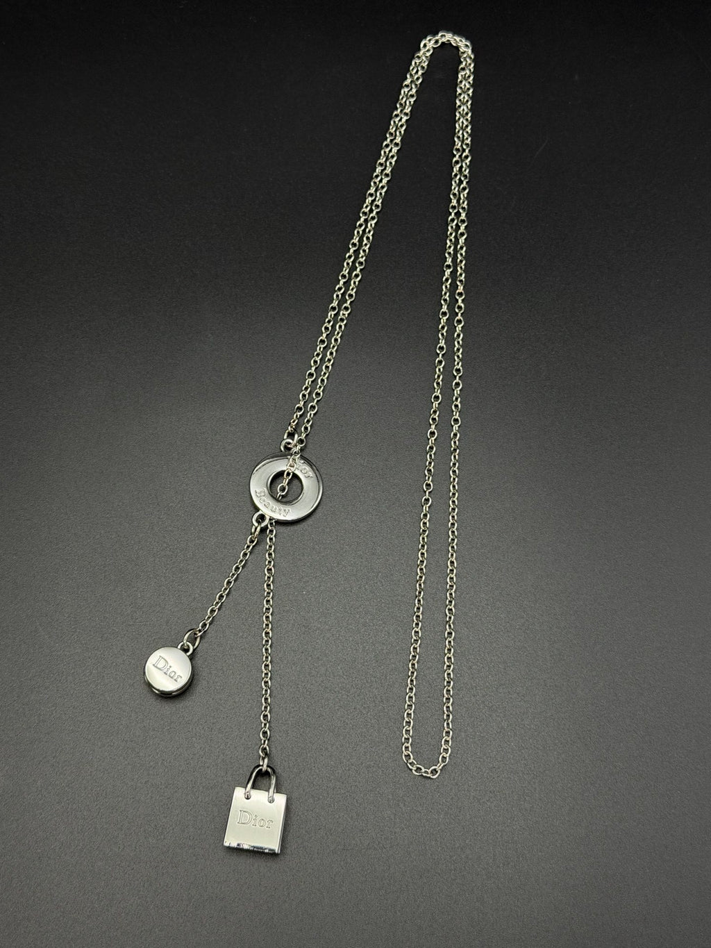 Christian Dior Beauty Charm Lariat Necklace