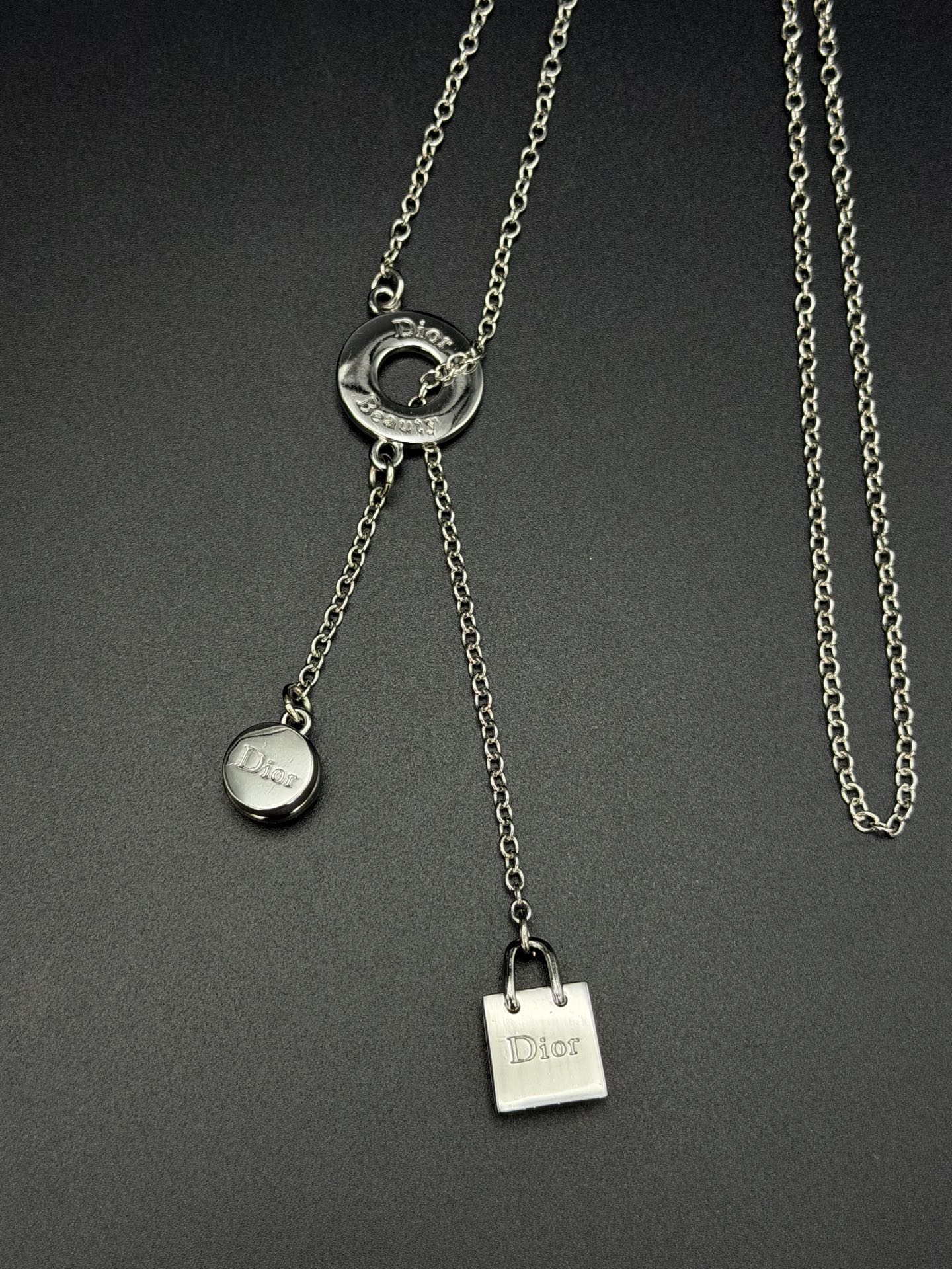 Christian Dior Beauty Charm Lariat Necklace