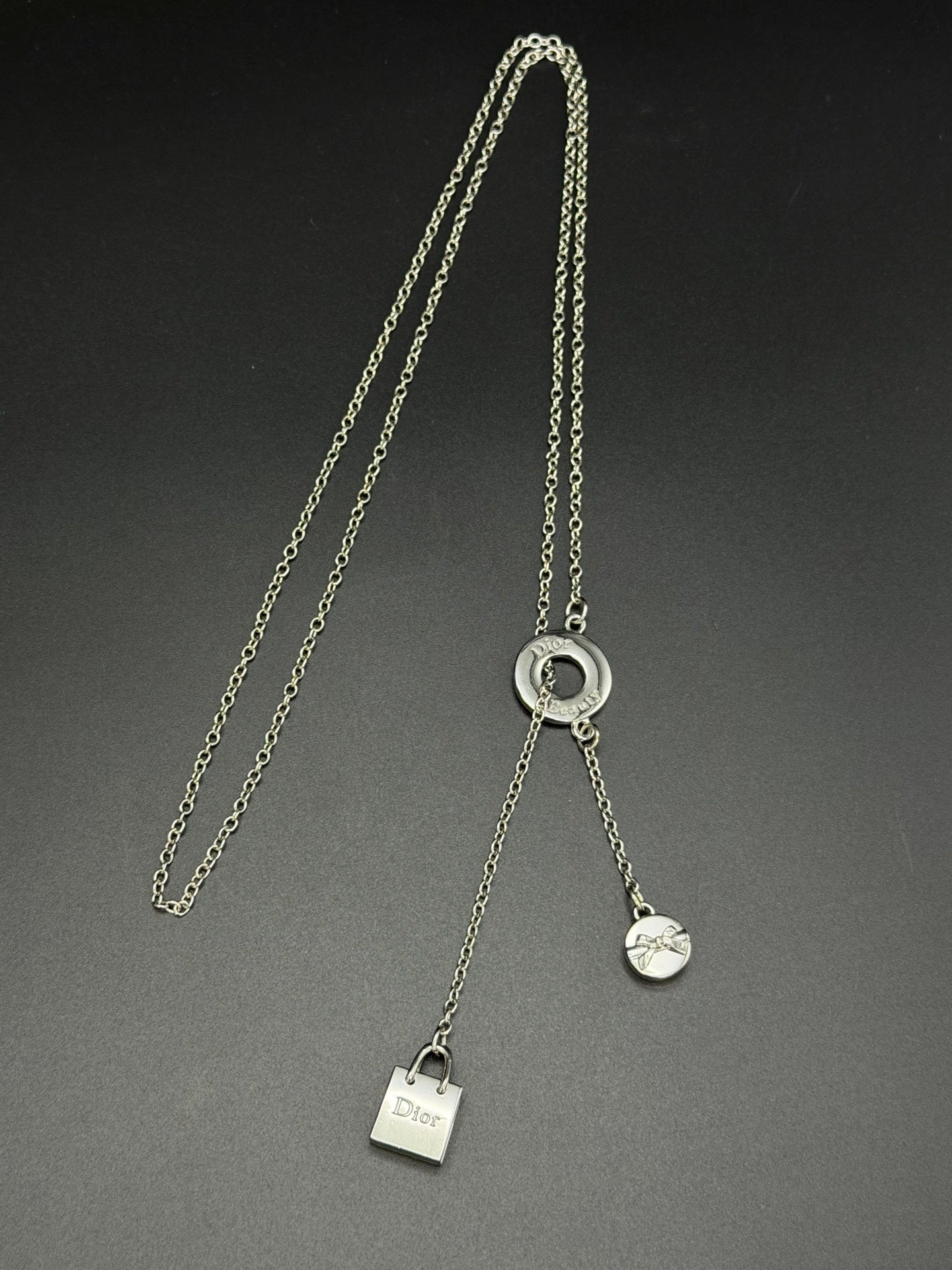 Christian Dior Beauty Charm Lariat Necklace