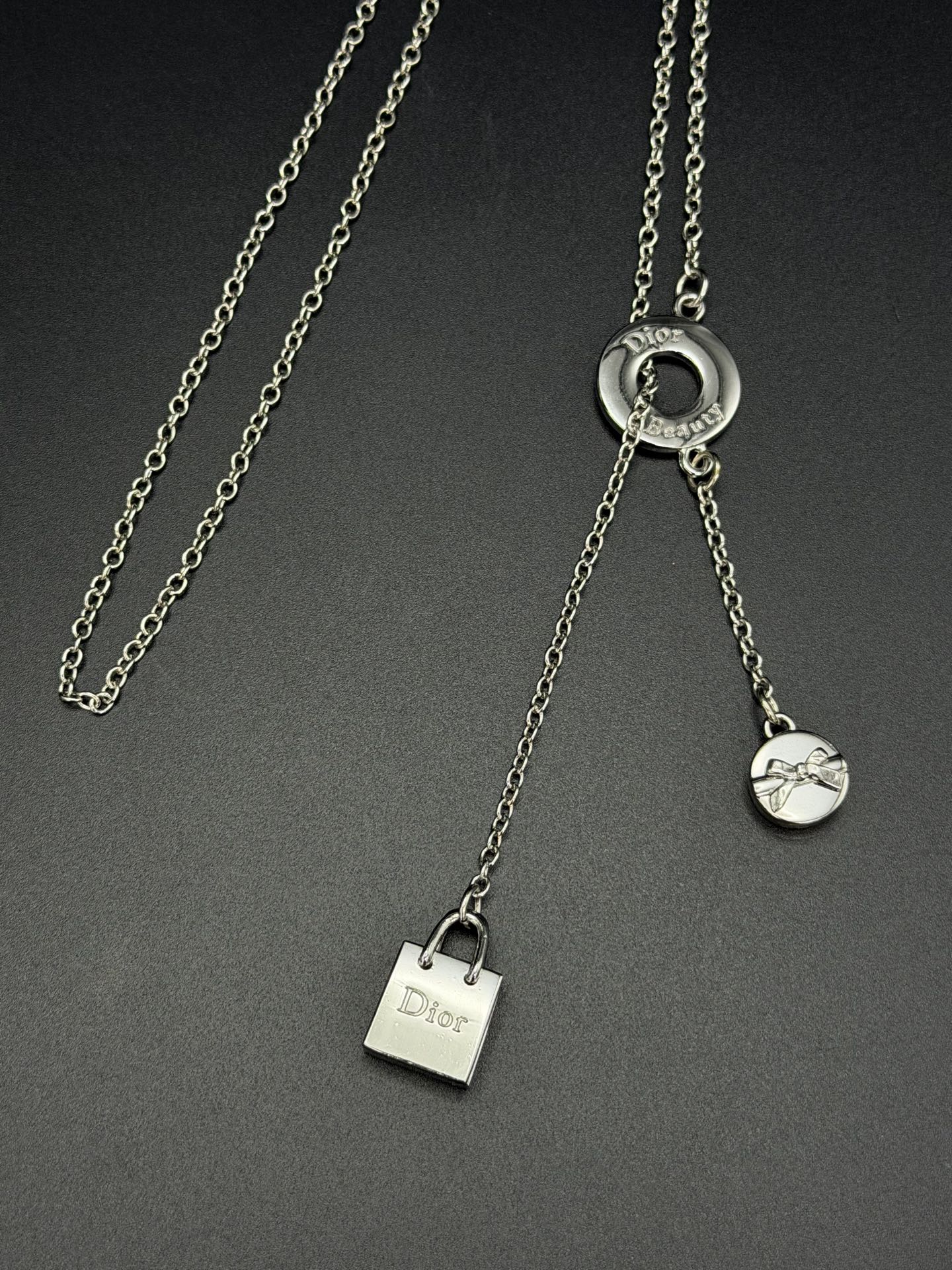 Christian Dior Beauty Charm Lariat Necklace