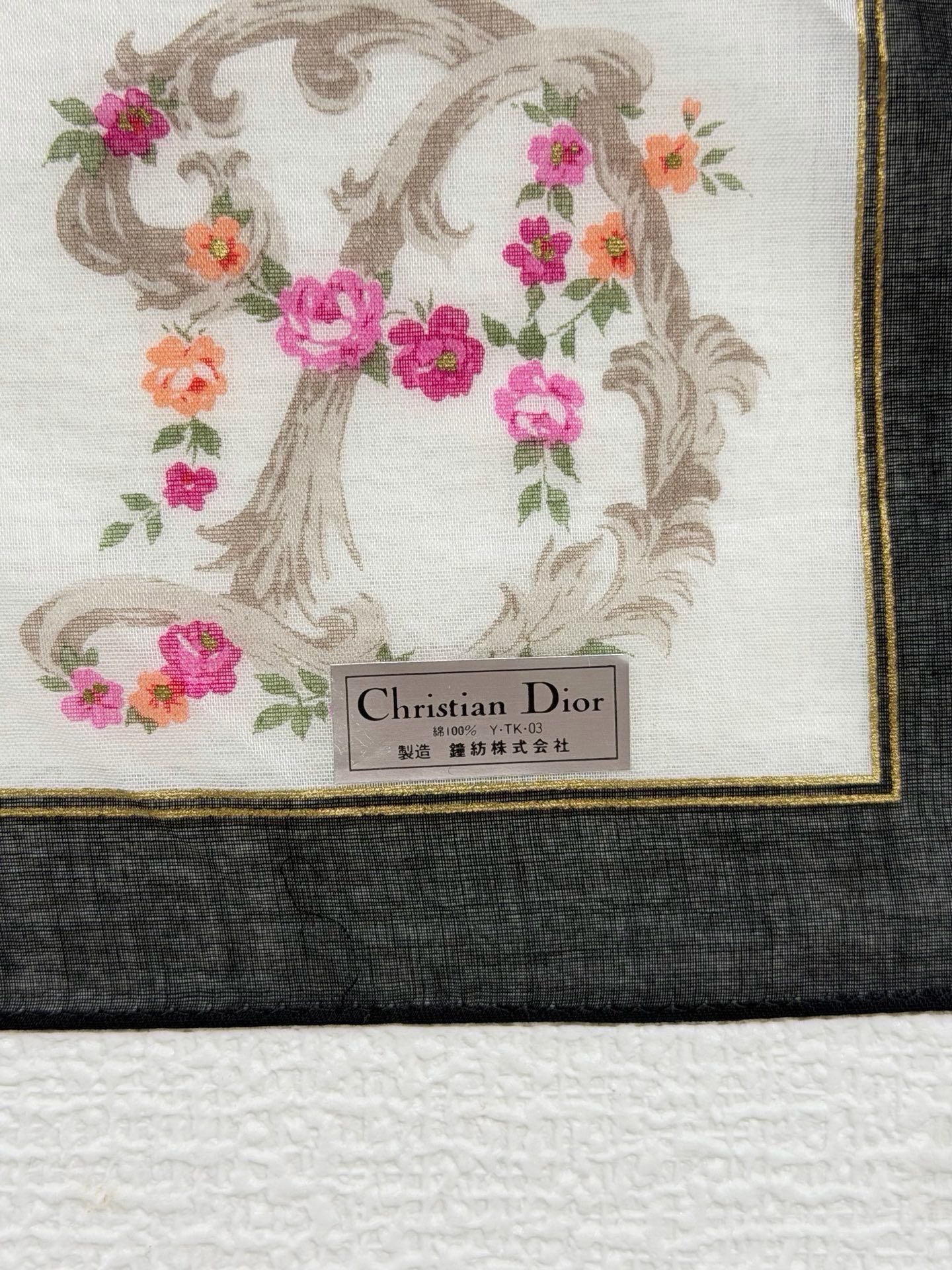 CHRISTIAN DIOR Handkerchief Box Set