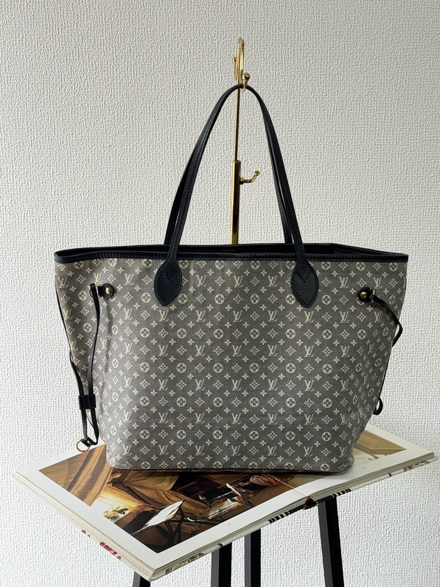 LOUIS VUITTON Monogram Denim Neverfull Shouldlerbag