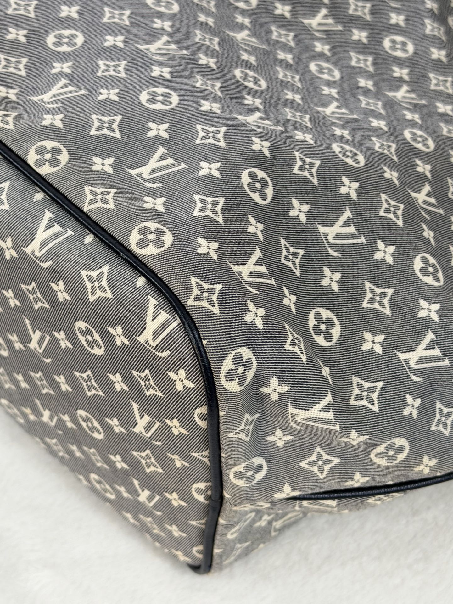 LOUIS VUITTON Monogram Denim Neverfull Shouldlerbag