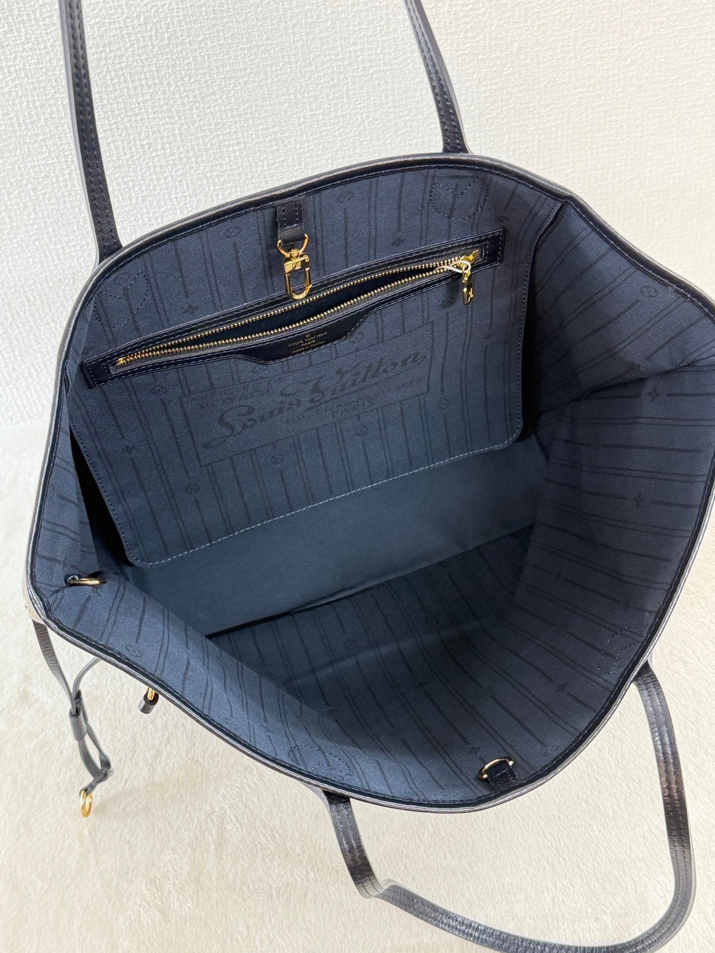 LOUIS VUITTON Monogram Denim Neverfull Shouldlerbag