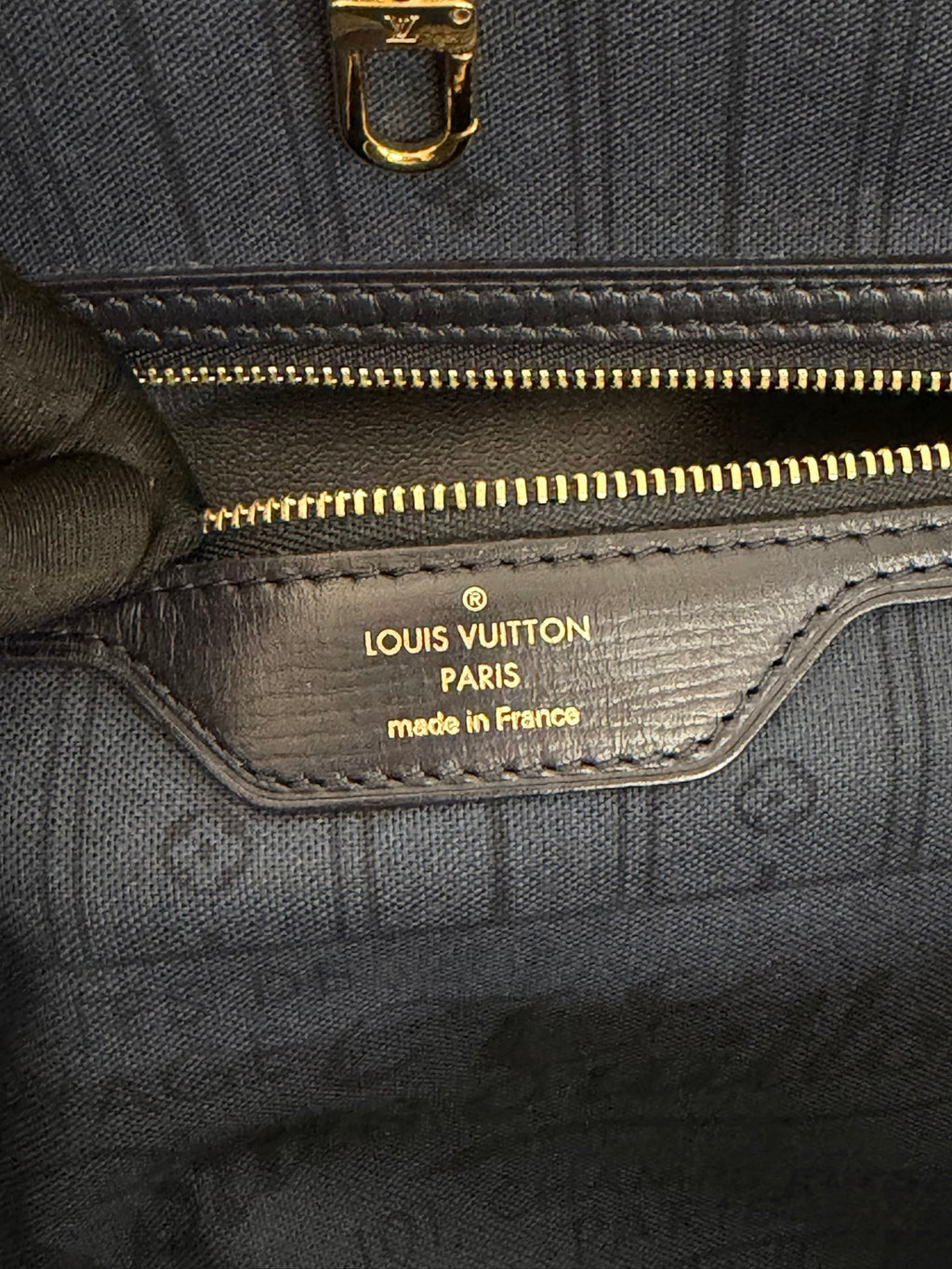 LOUIS VUITTON Monogram Denim Neverfull Shouldlerbag