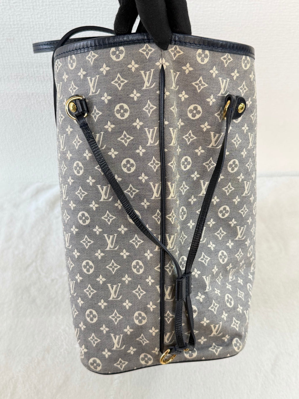 LOUIS VUITTON Monogram Denim Neverfull Shouldlerbag