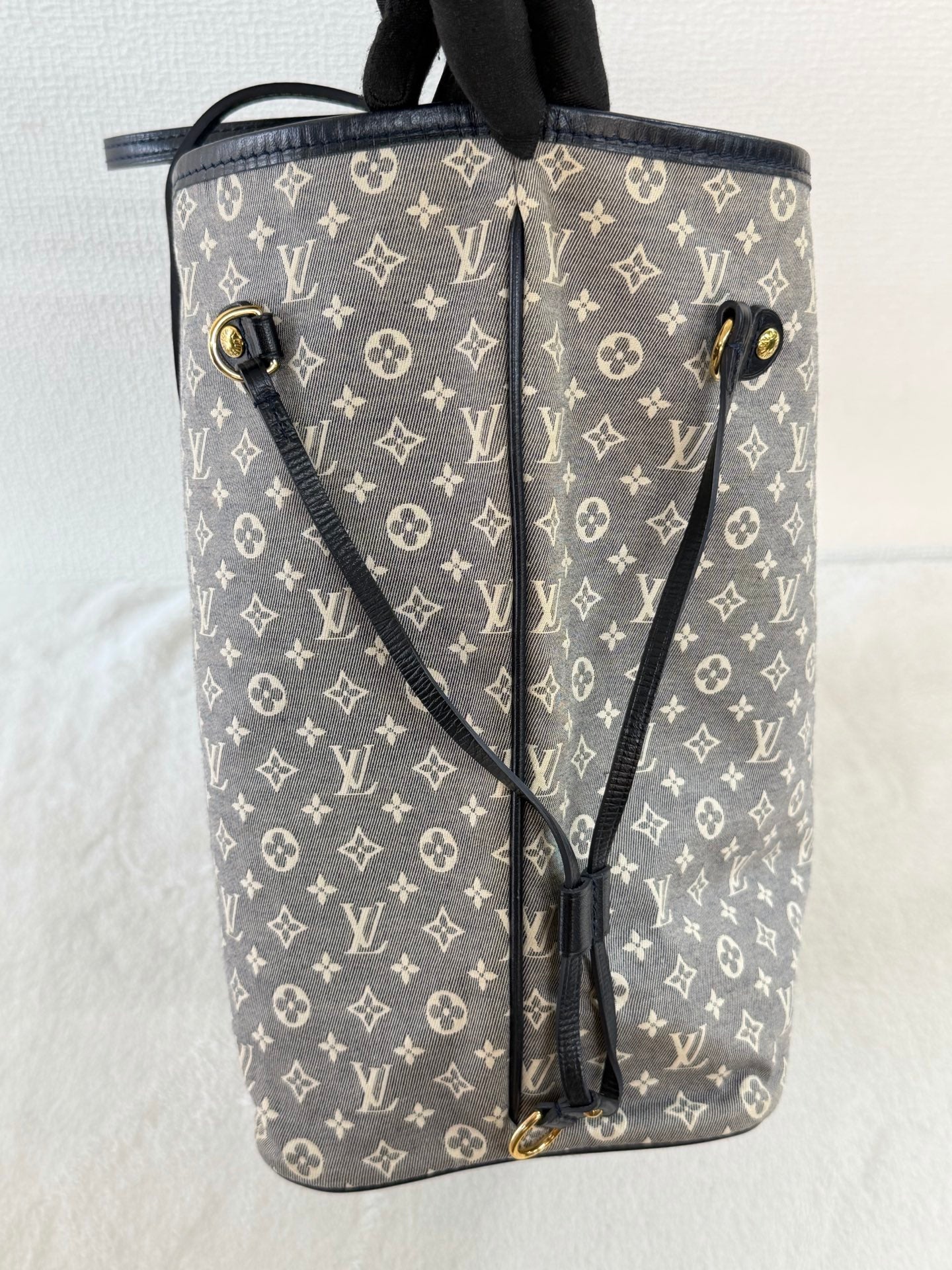 LOUIS VUITTON Monogram Denim Neverfull Shouldlerbag