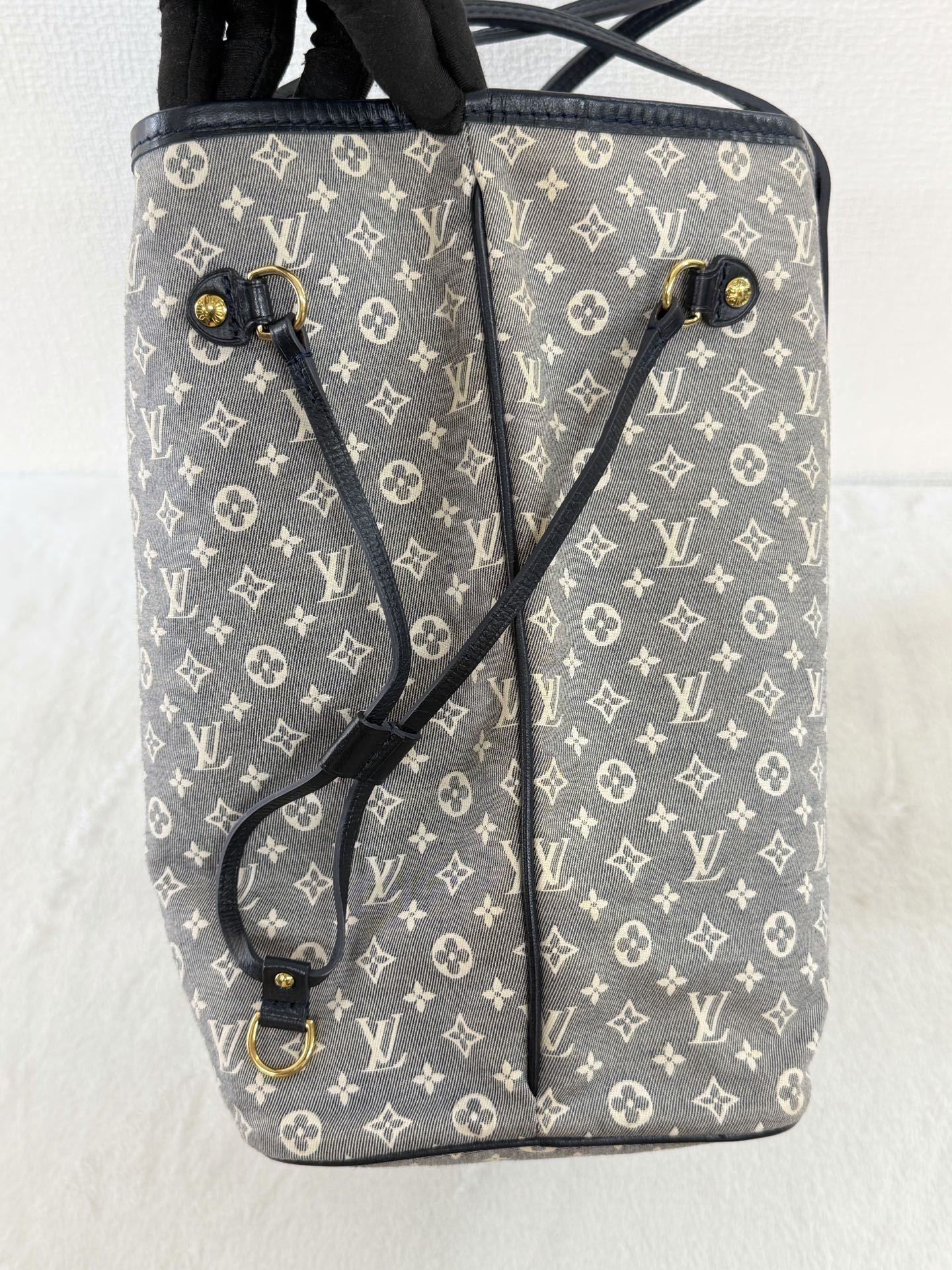 LOUIS VUITTON Monogram Denim Neverfull Shouldlerbag