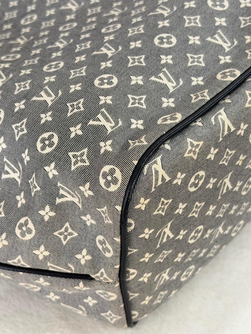 LOUIS VUITTON Monogram Denim Neverfull Shouldlerbag