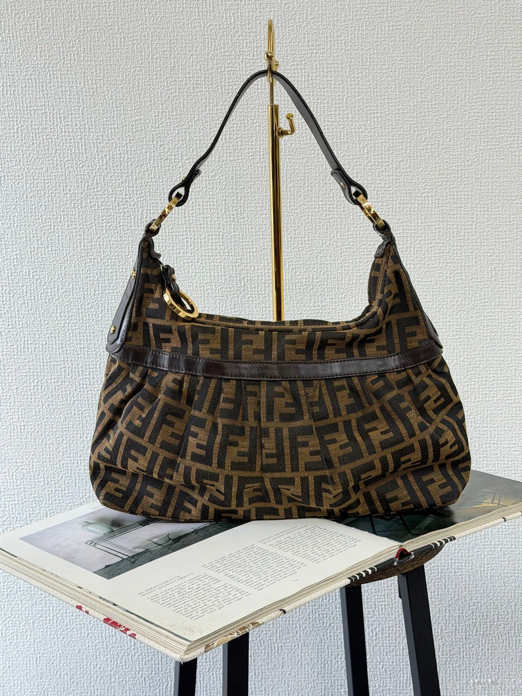 Fendi Zucca Canvas Chef Hobo Bag