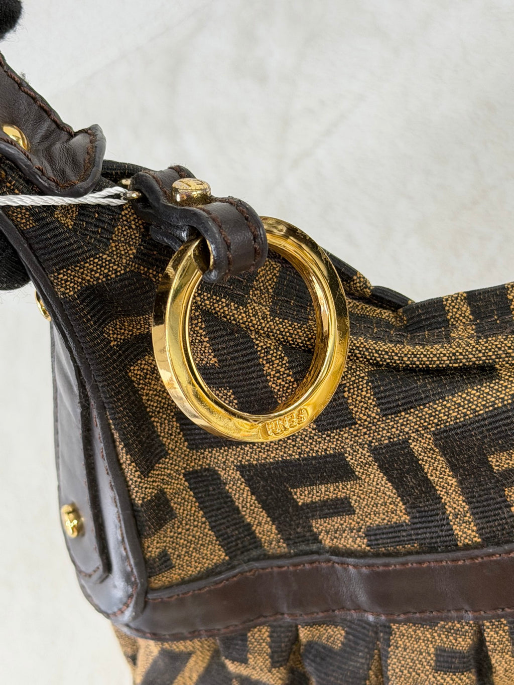Fendi Zucca Canvas Chef Hobo Bag