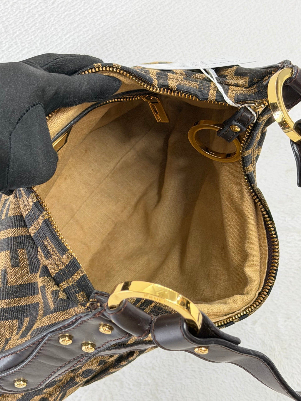 Fendi Zucca Canvas Chef Hobo Bag