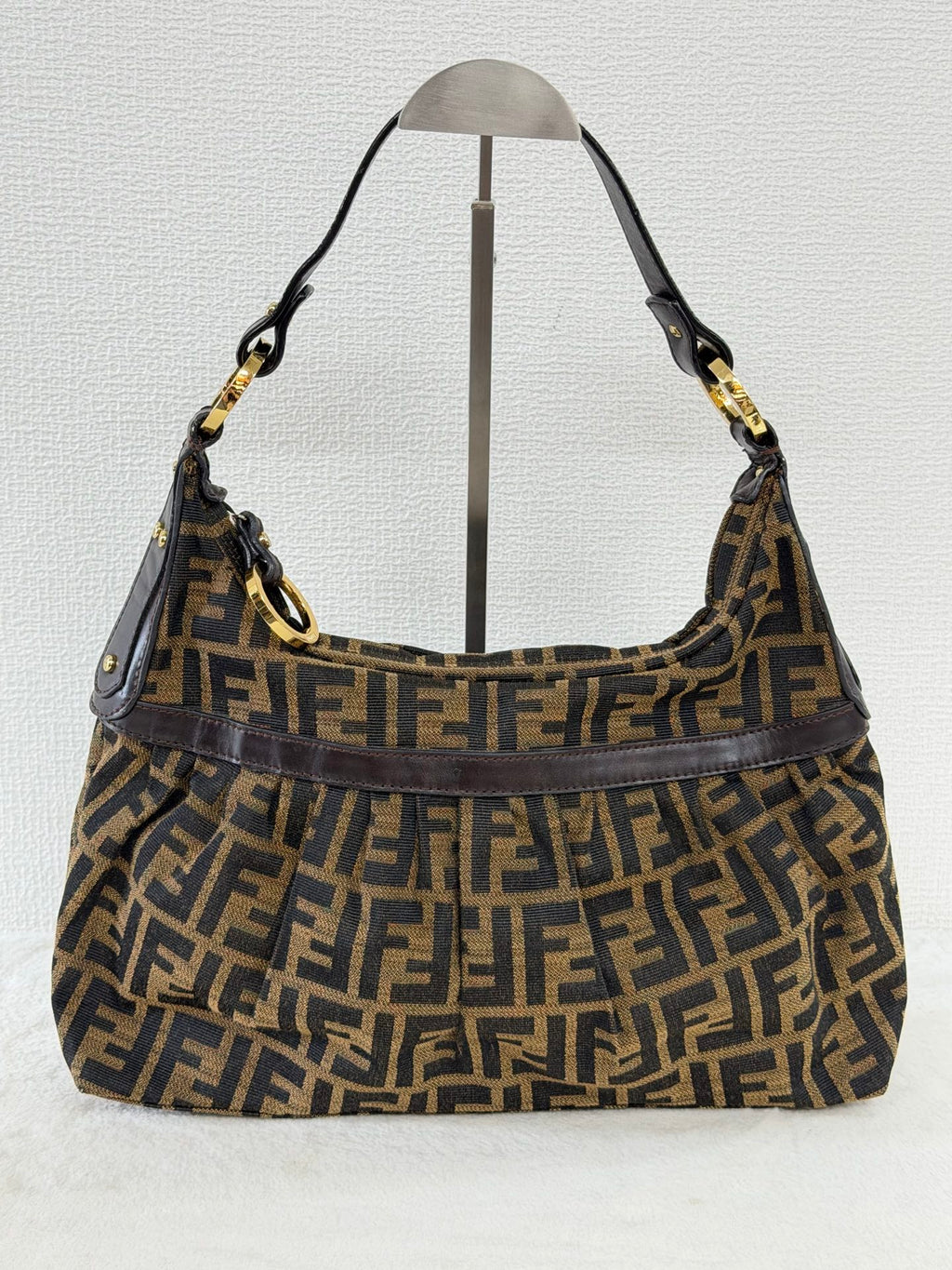 Fendi Zucca Canvas Chef Hobo Bag