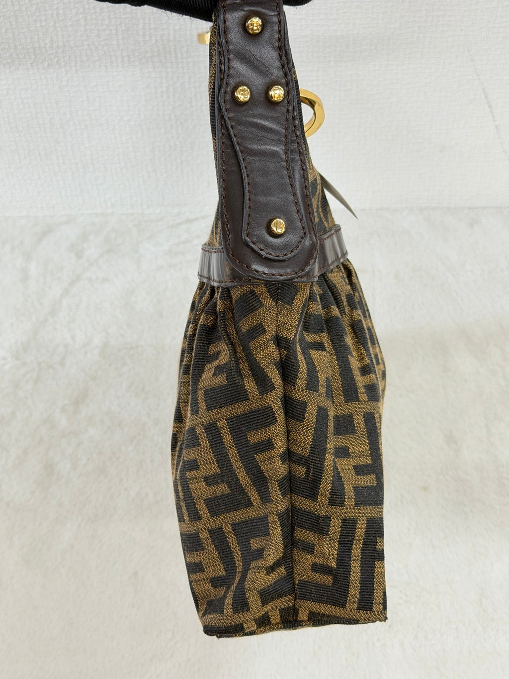Fendi Zucca Canvas Chef Hobo Bag