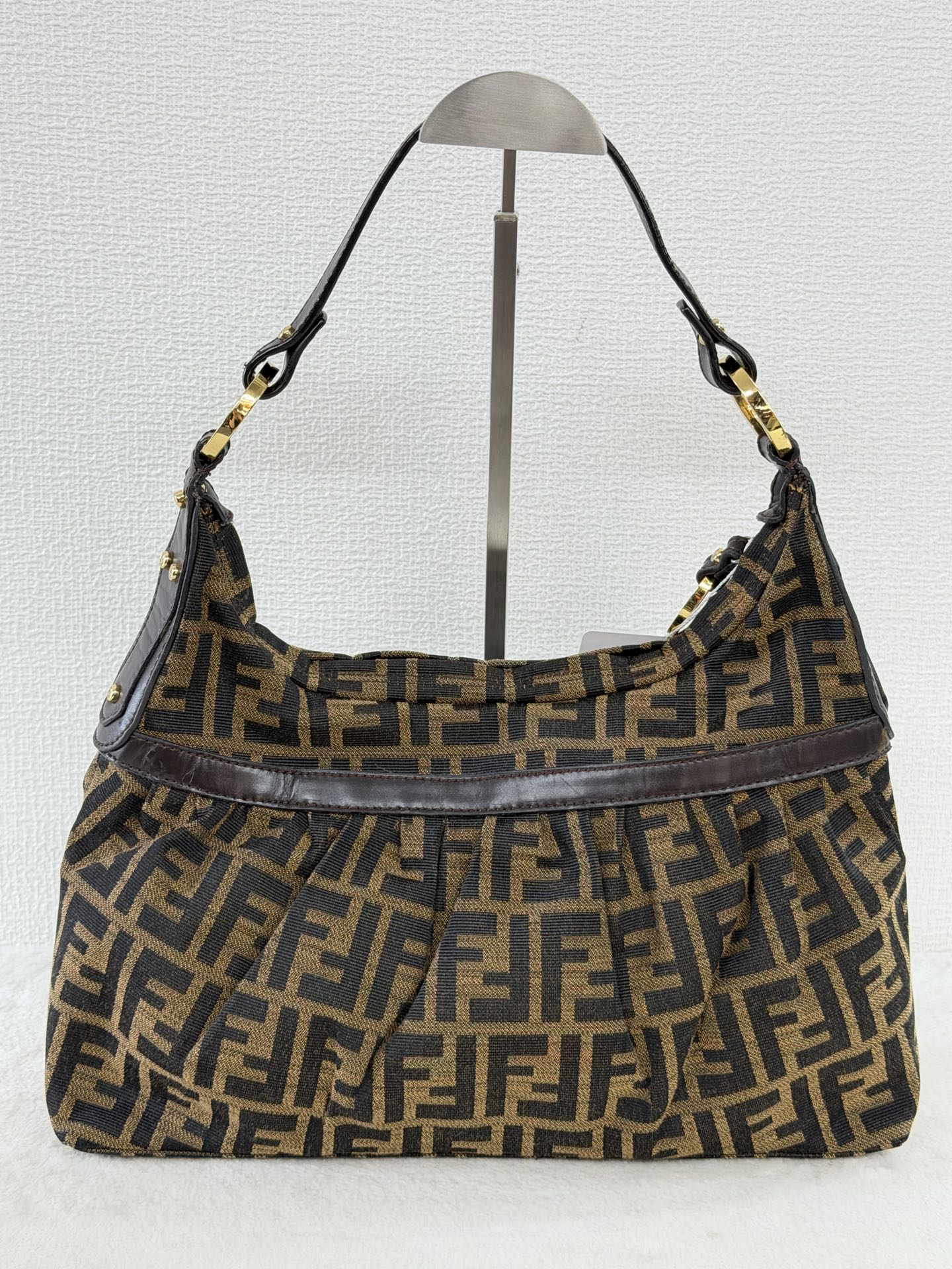 Fendi Zucca Canvas Chef Hobo Bag