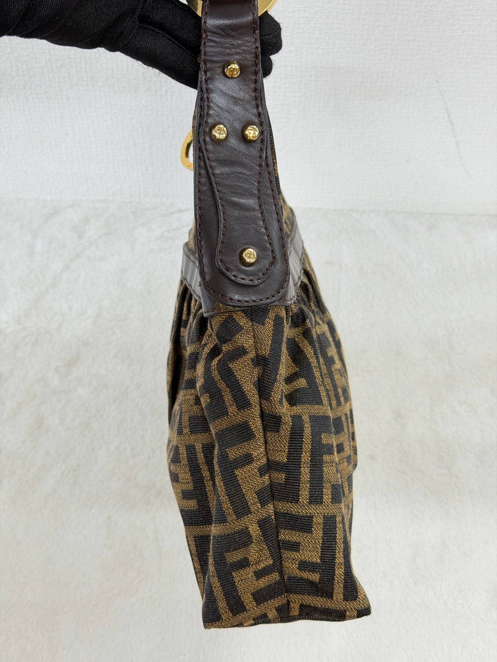 Fendi Zucca Canvas Chef Hobo Bag