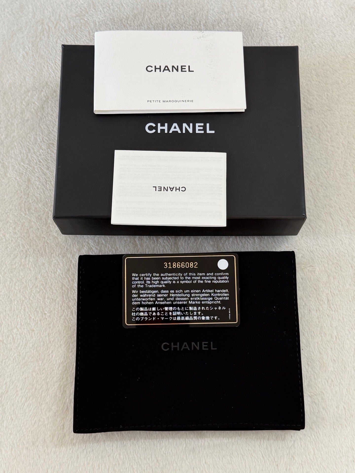 CHANEL Cavier Bifold Wallet