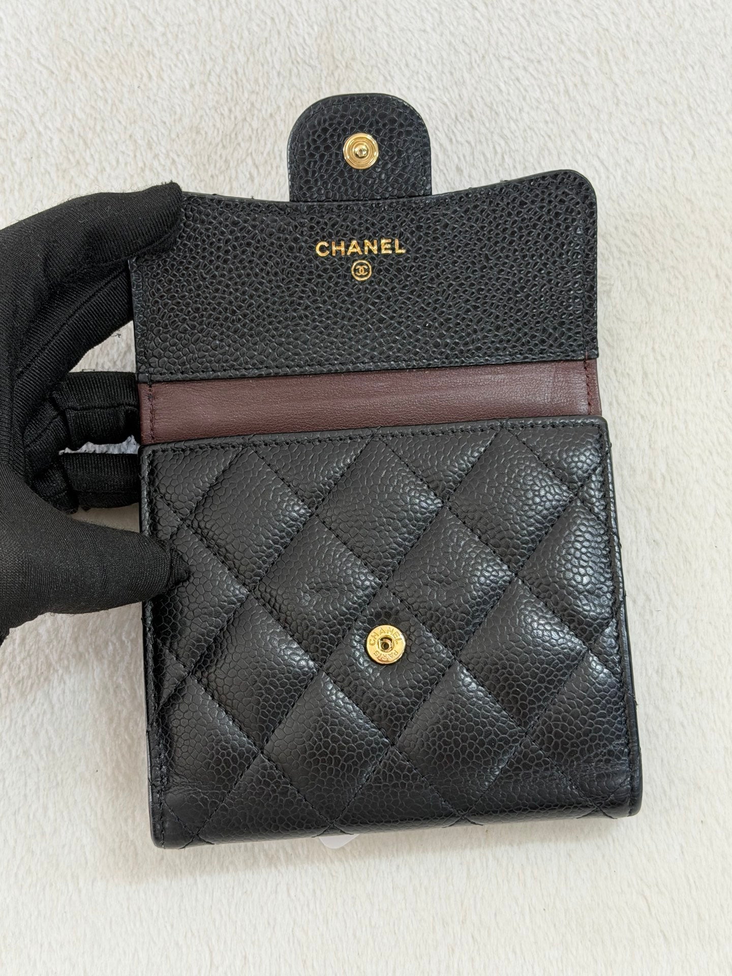 CHANEL Cavier Bifold Wallet