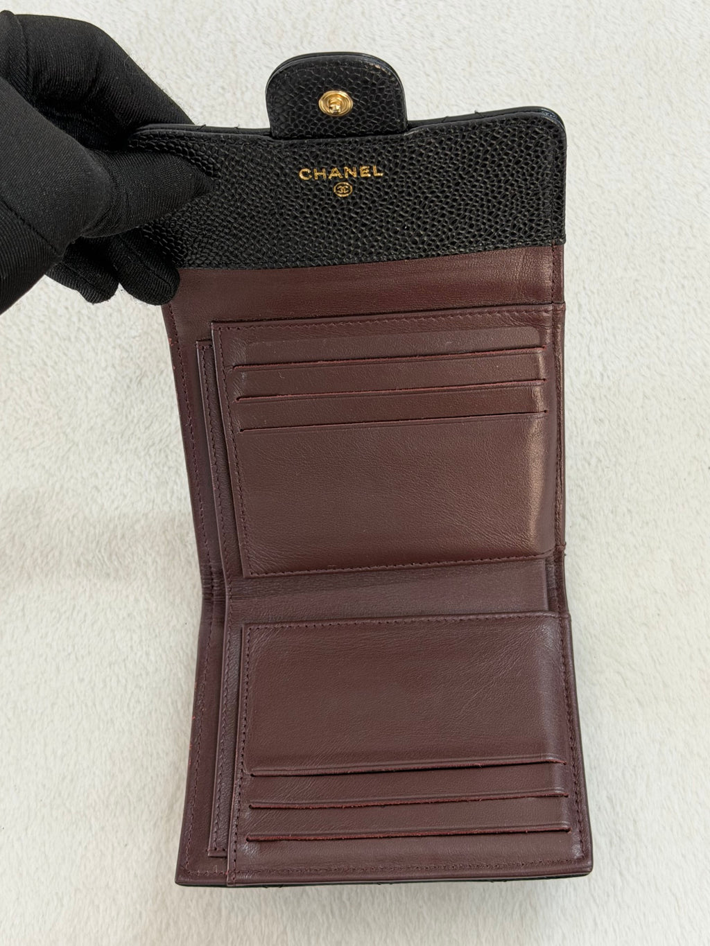 CHANEL Cavier Bifold Wallet