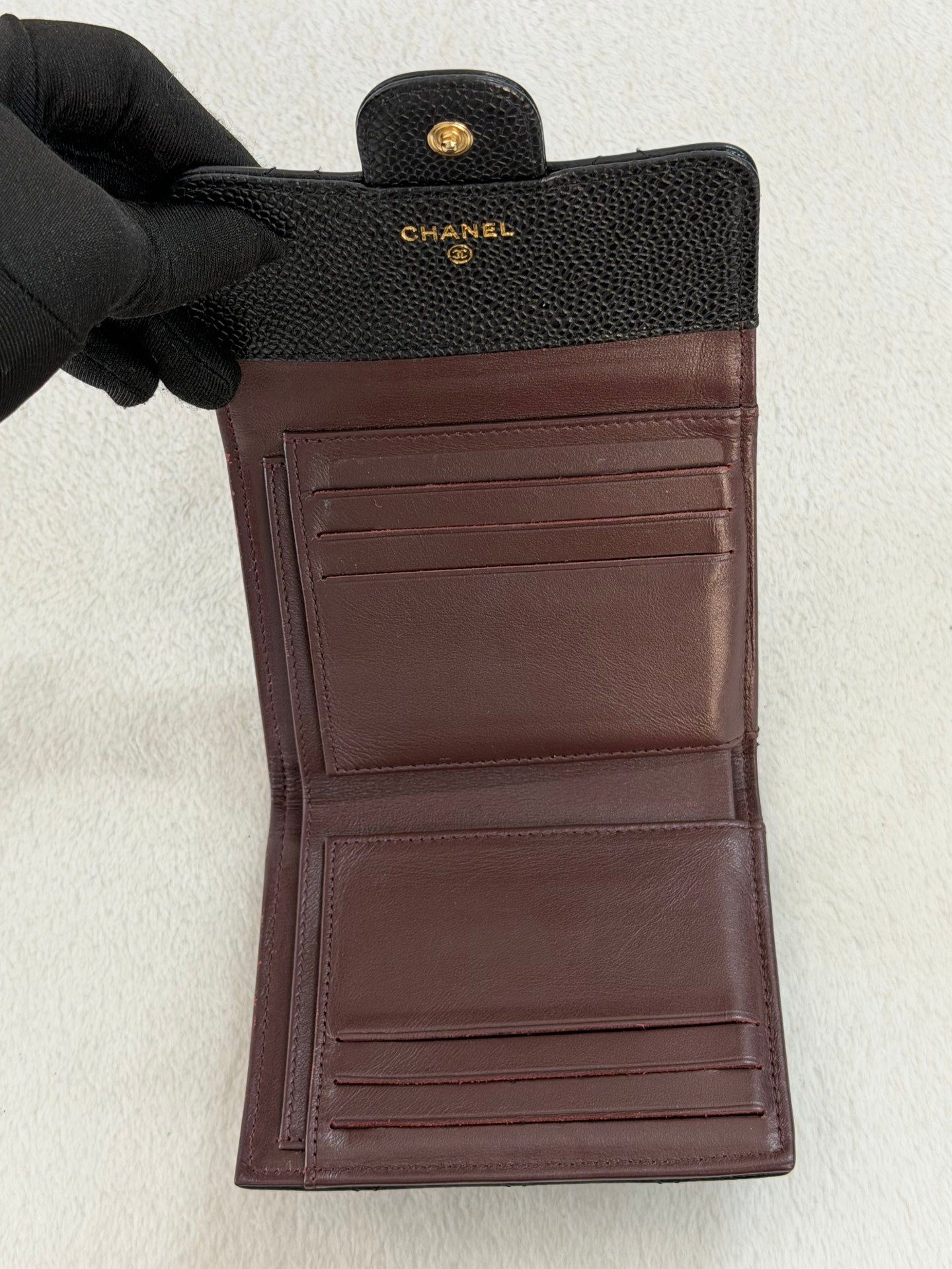 CHANEL Cavier Bifold Wallet