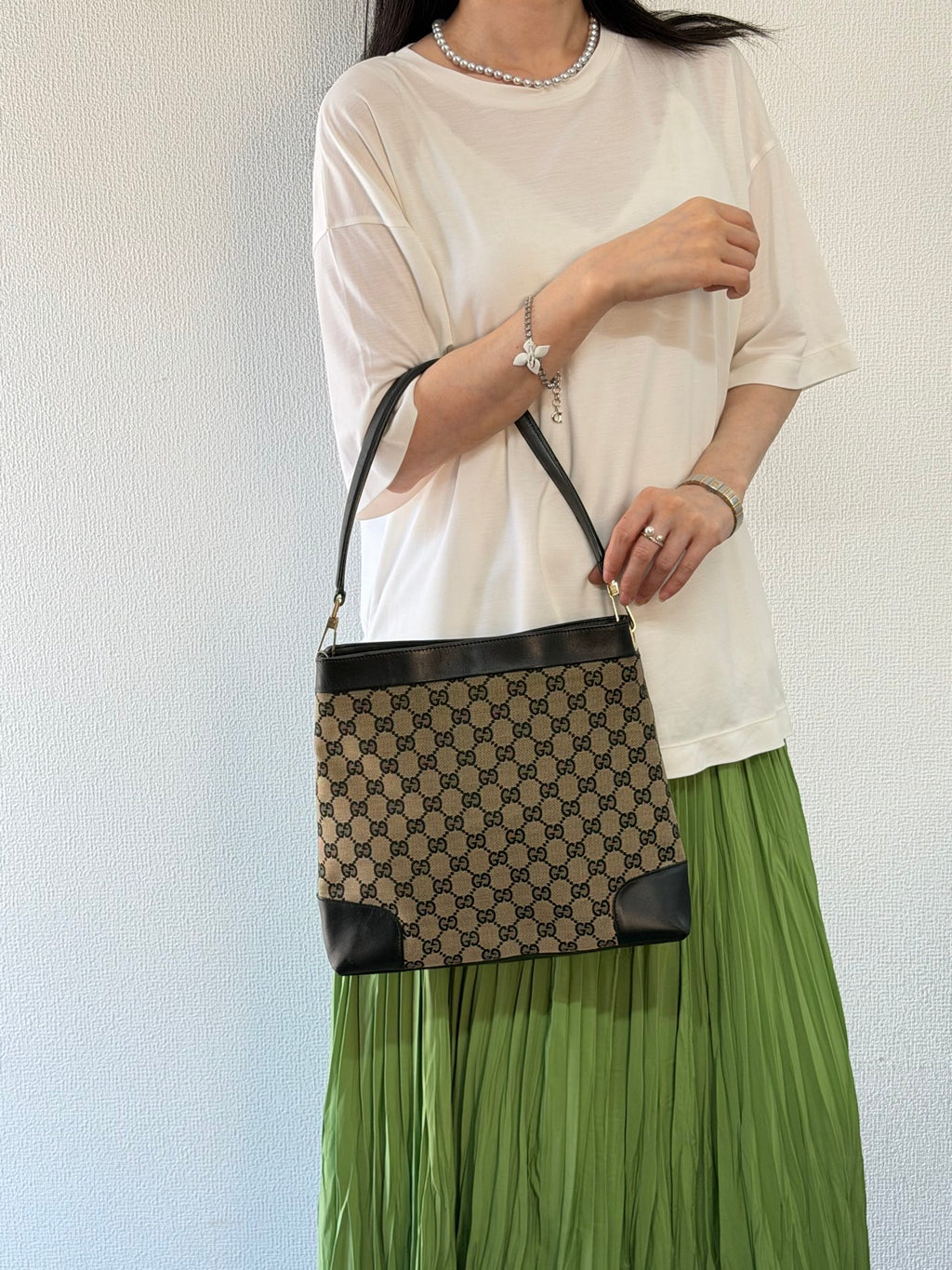 Gucci GG Canvas One-Shoulder Bag