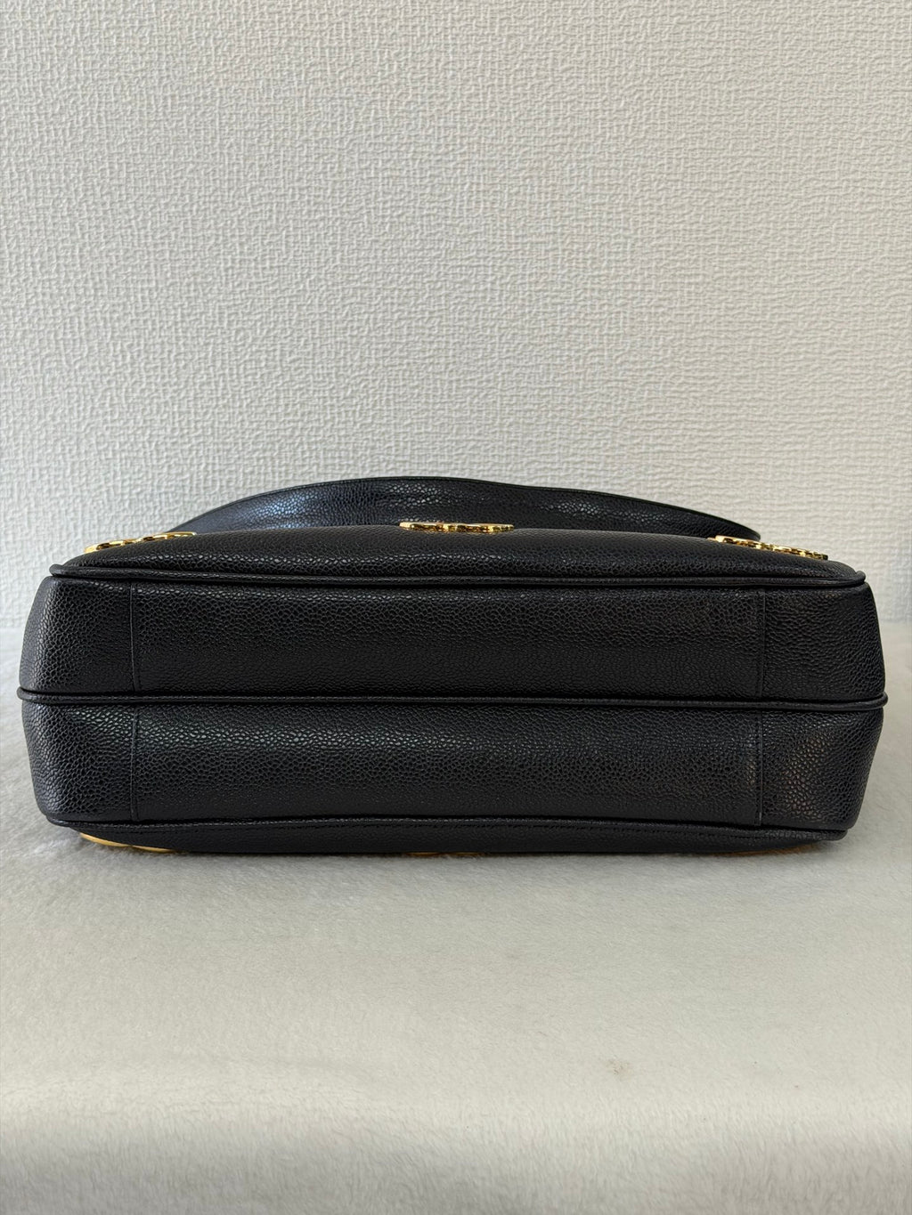 Chanel Triple Coco Caviar Chain Shoulder Bag