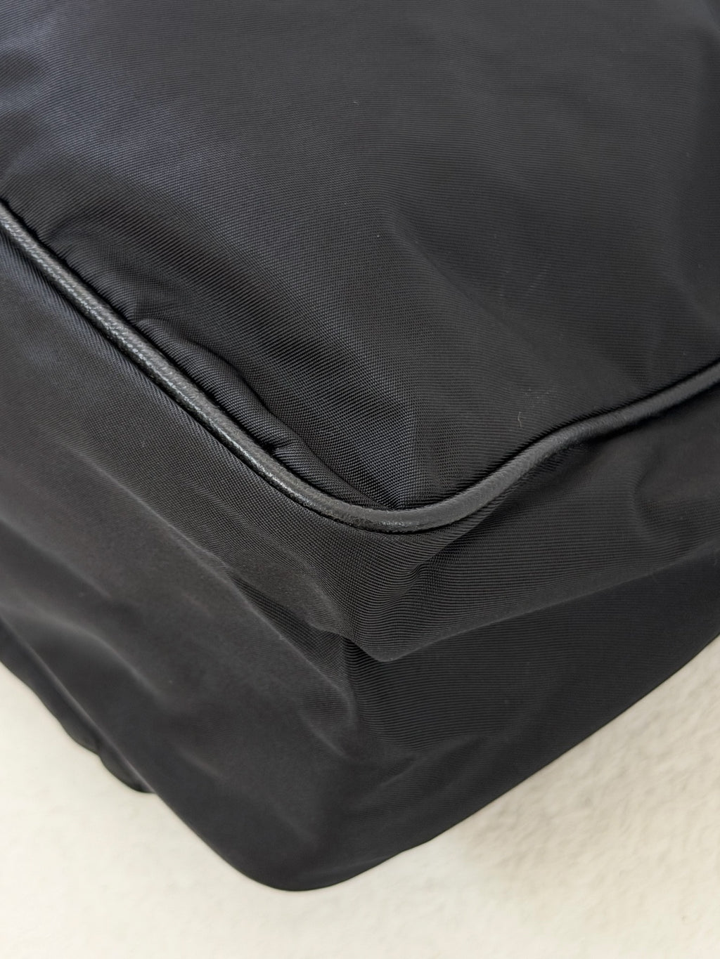 Prada Saffiano Trimmed Tessuto Messenger Bag