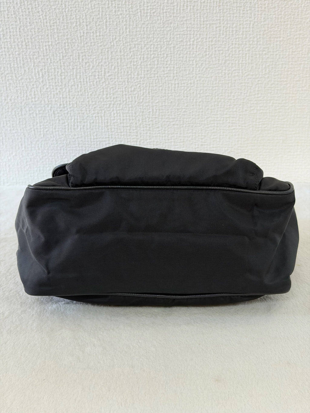 Prada Saffiano Trimmed Tessuto Messenger Bag