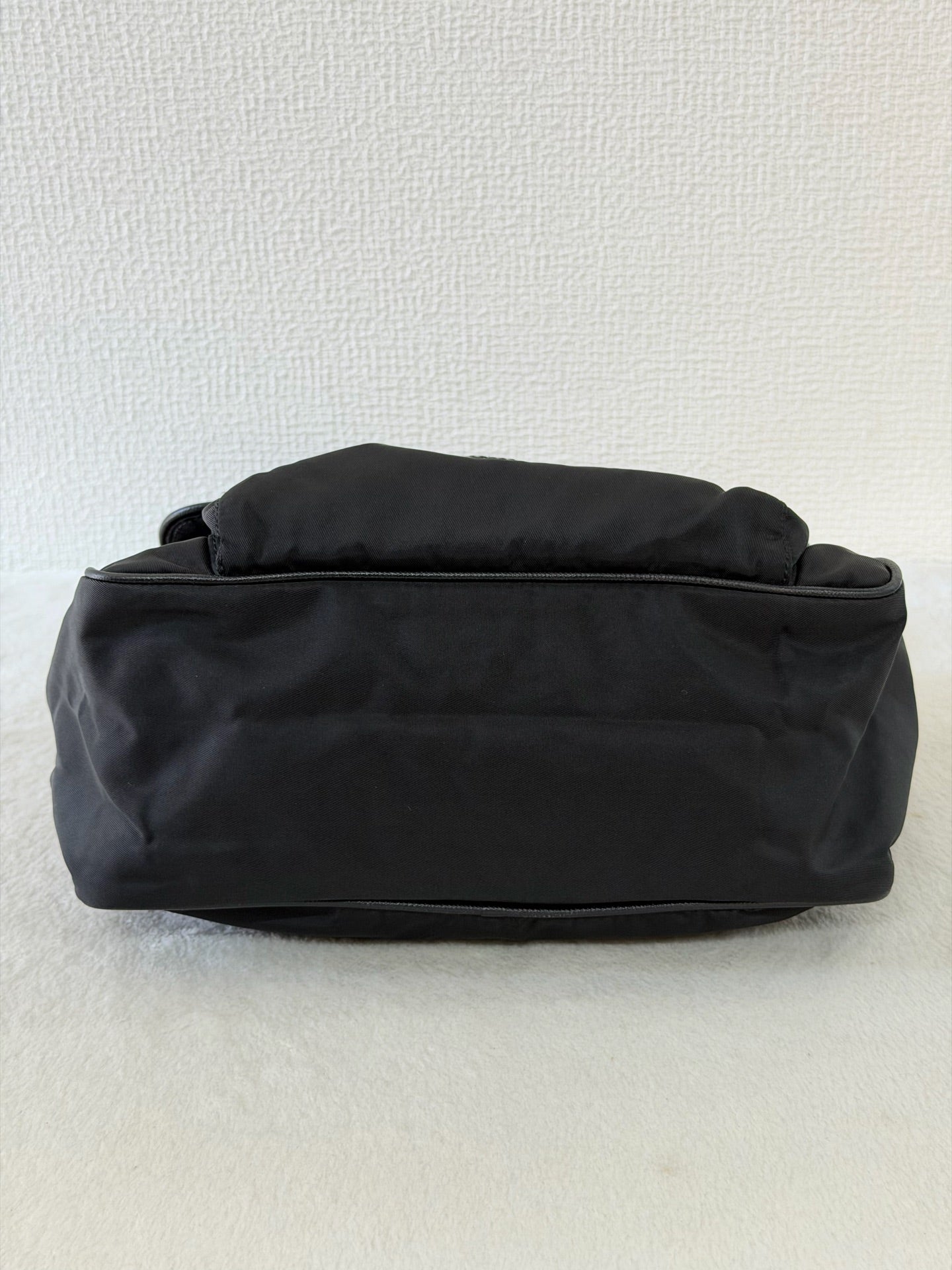 Prada Saffiano Trimmed Tessuto Messenger Bag