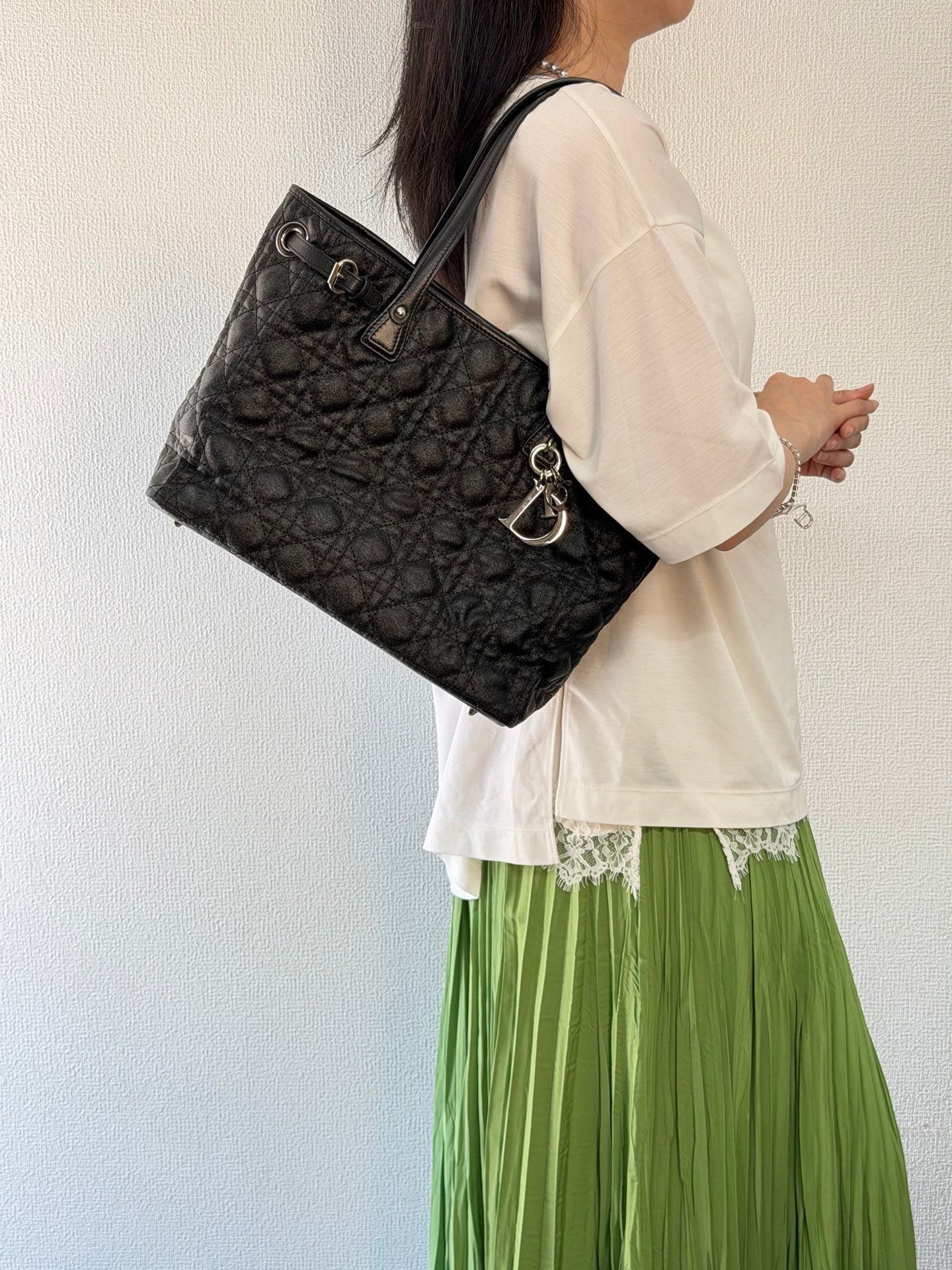 Christian Dior Cannage Panarea Tote Bag