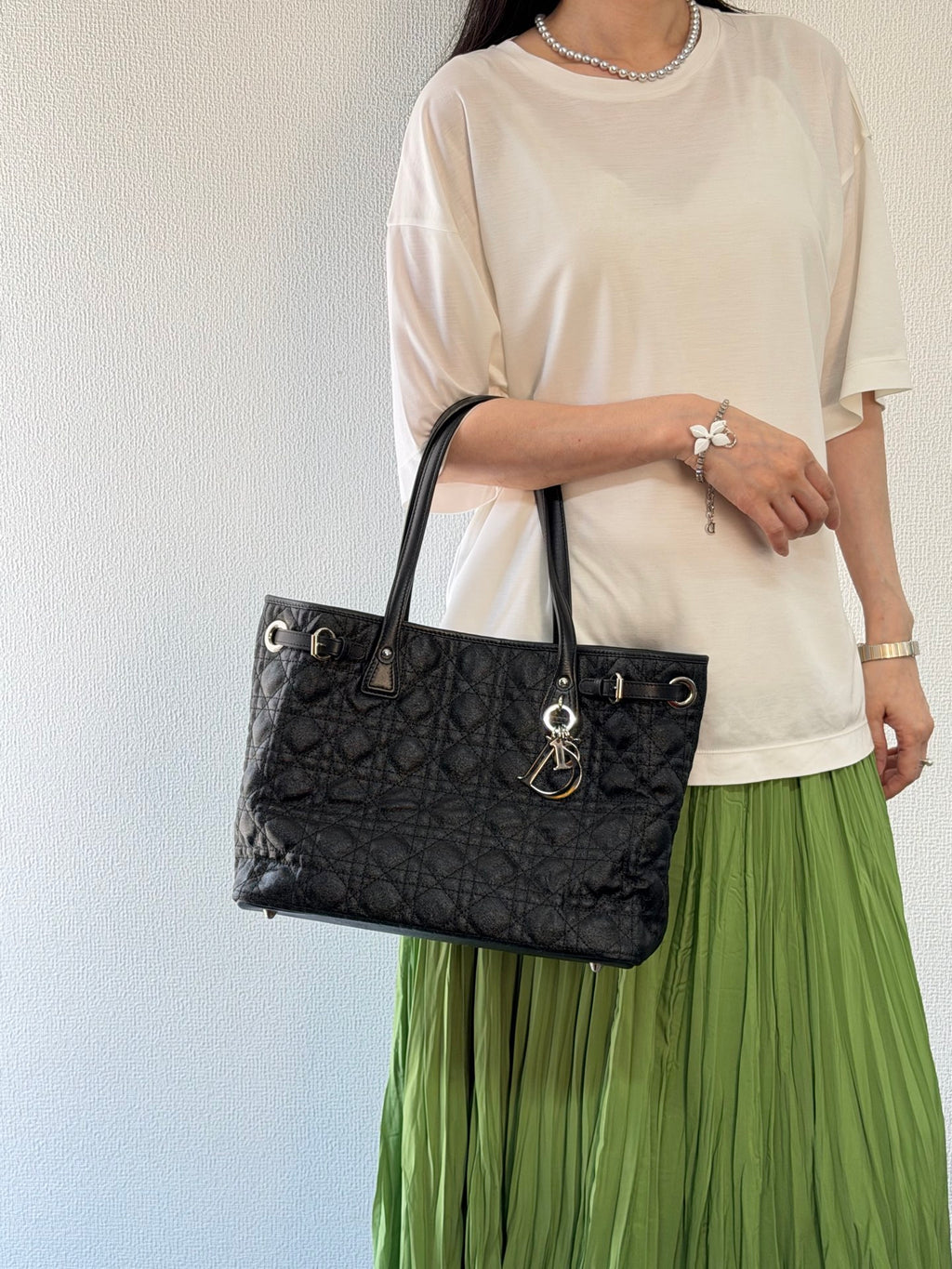 Christian Dior Cannage Panarea Tote Bag