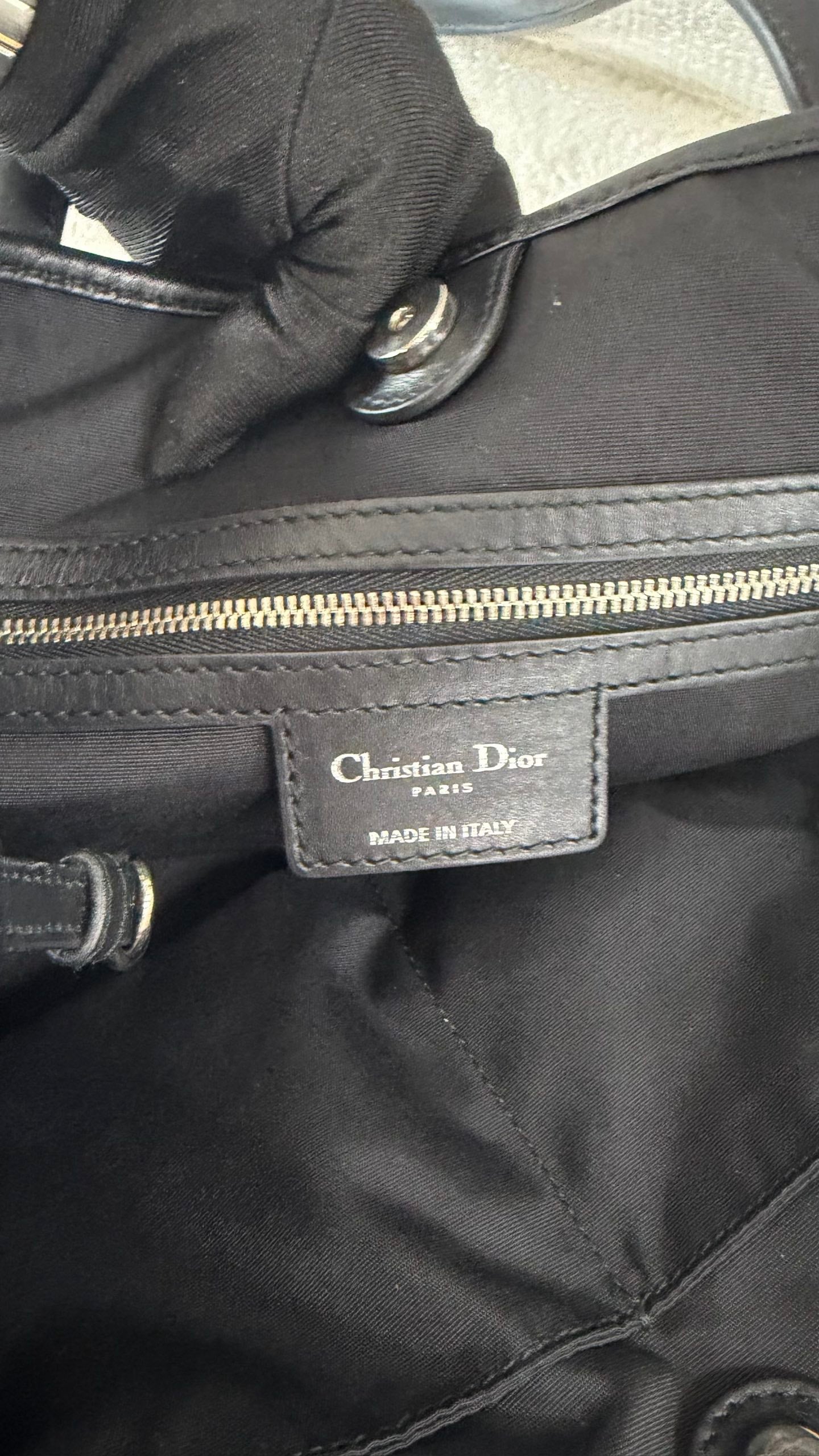 Christian Dior Cannage Panarea Tote Bag