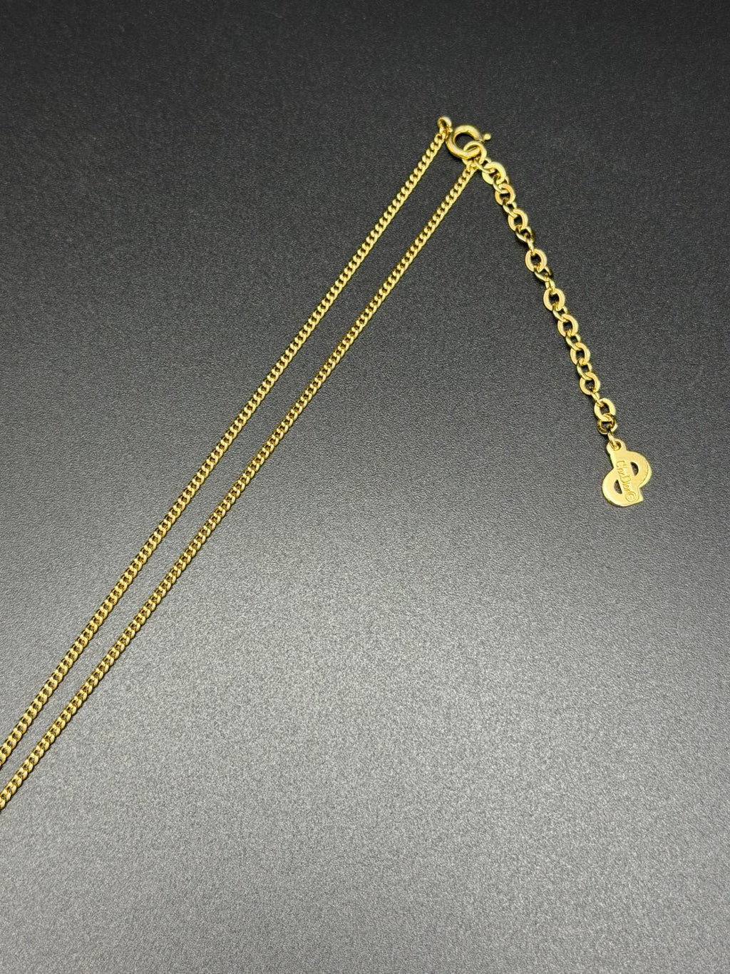 Christian Dior Rhinestone Heart Motif Necklace and Earrings Demi-Parure Set