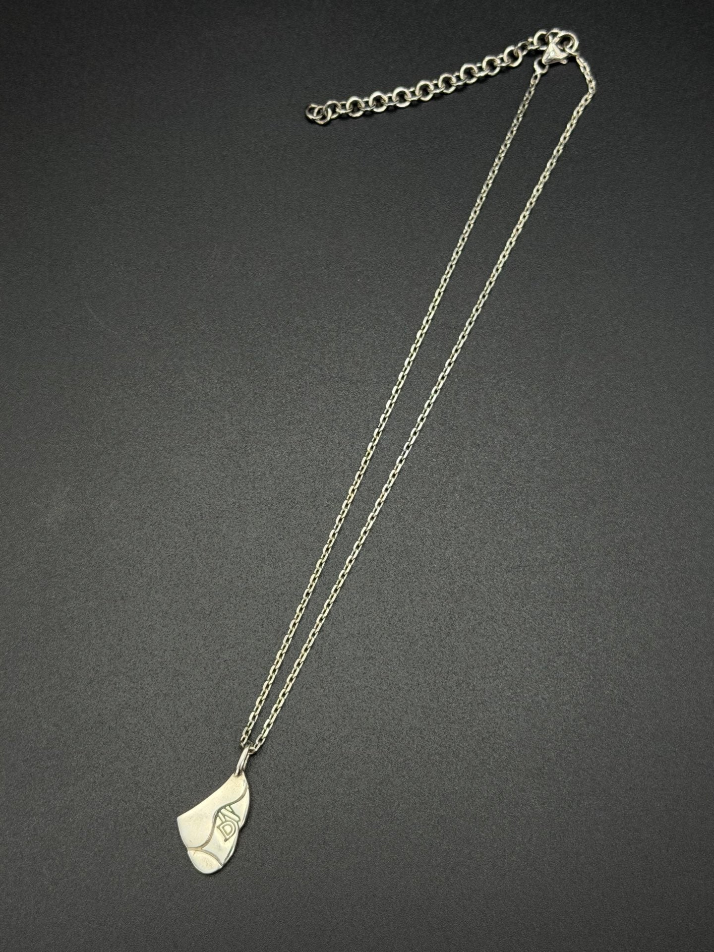 Christian Dior Vintage Saddle Bag Pendant Necklace